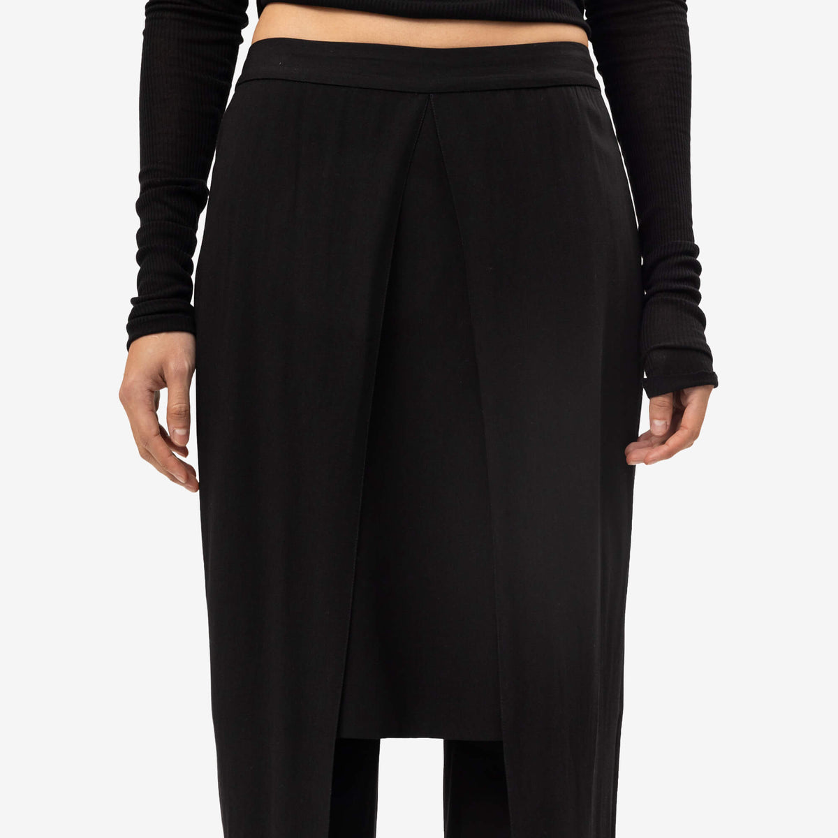 Womens Petronella Overlap Skirt Suit Trousers