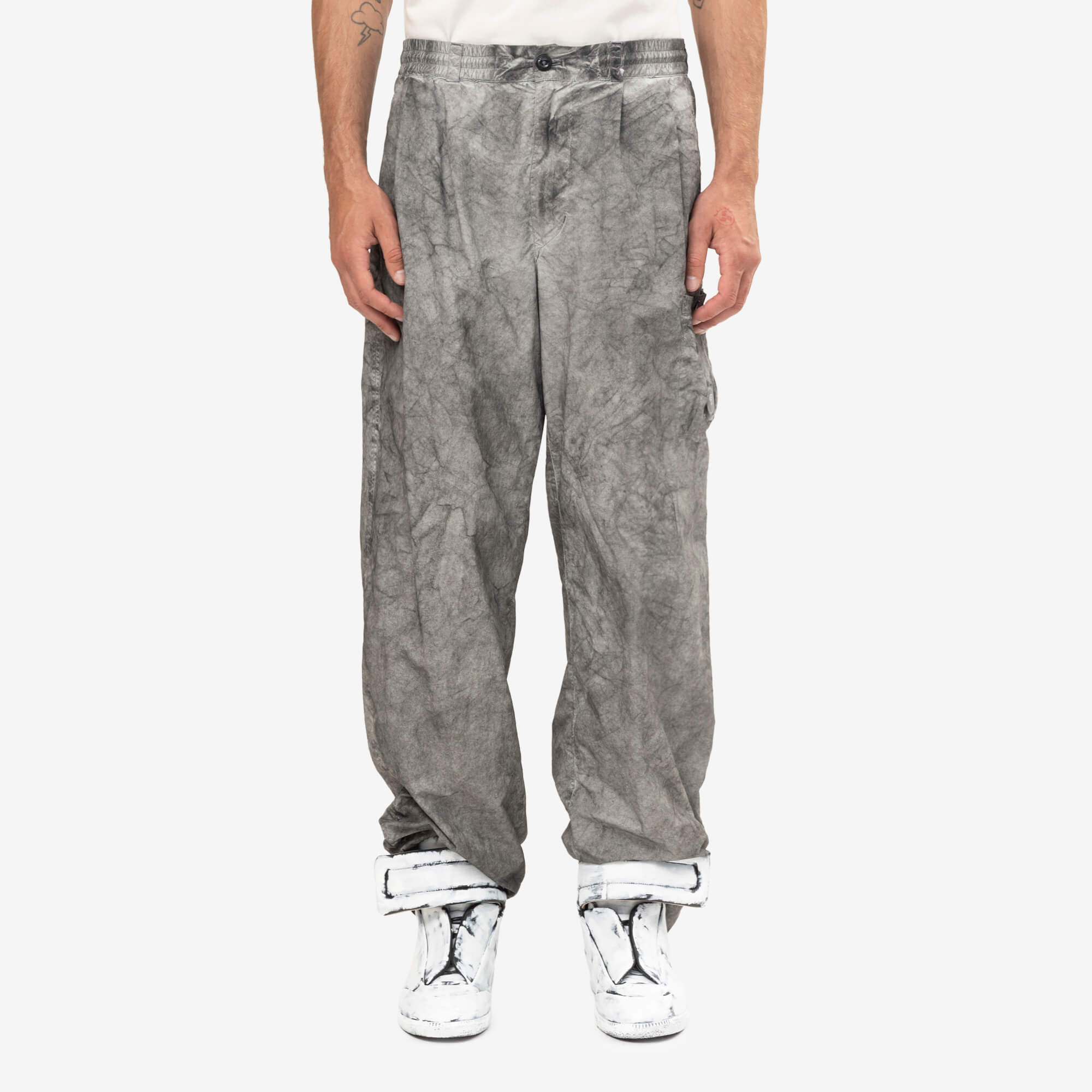 Flatt Nylon Loose Cargo Pants