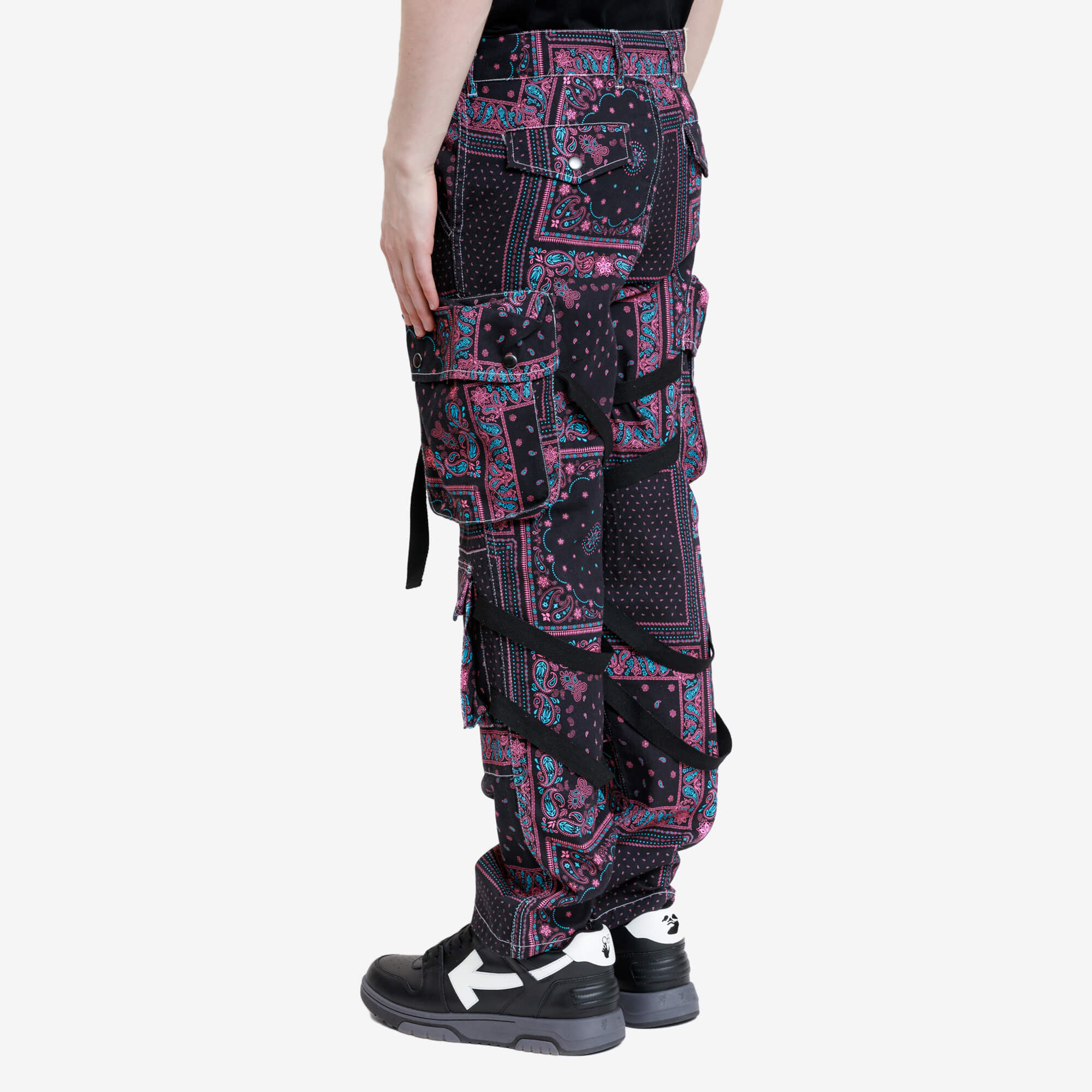 ROGIC Pink Paisley Bondage Pants Pink - 4