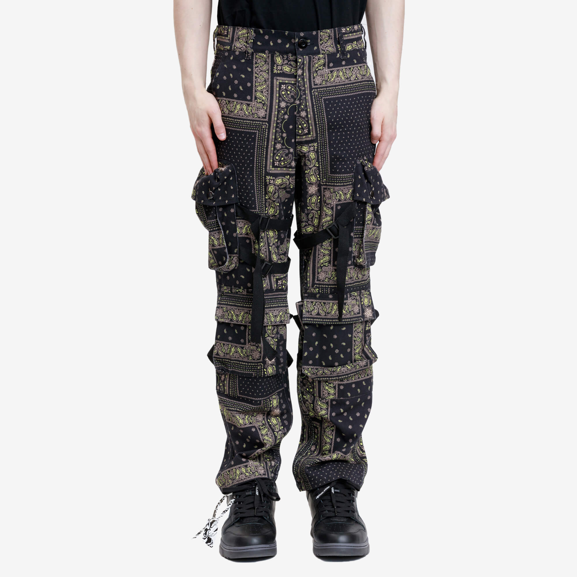 ROGIC Yellow Paisley Bondage Pants Yellow - 1