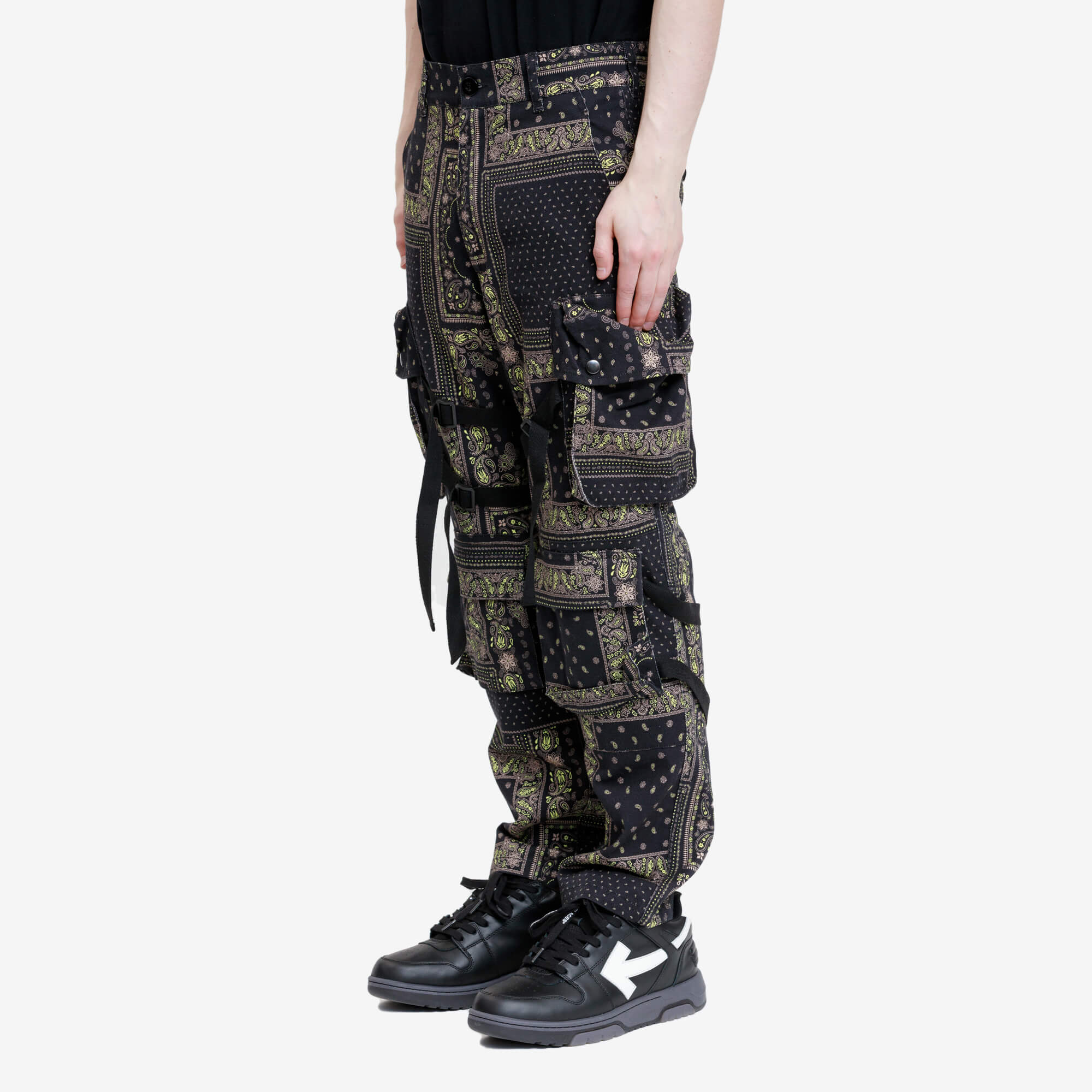 Photo of ROGIC Yellow Paisley Bondage Pants - 3