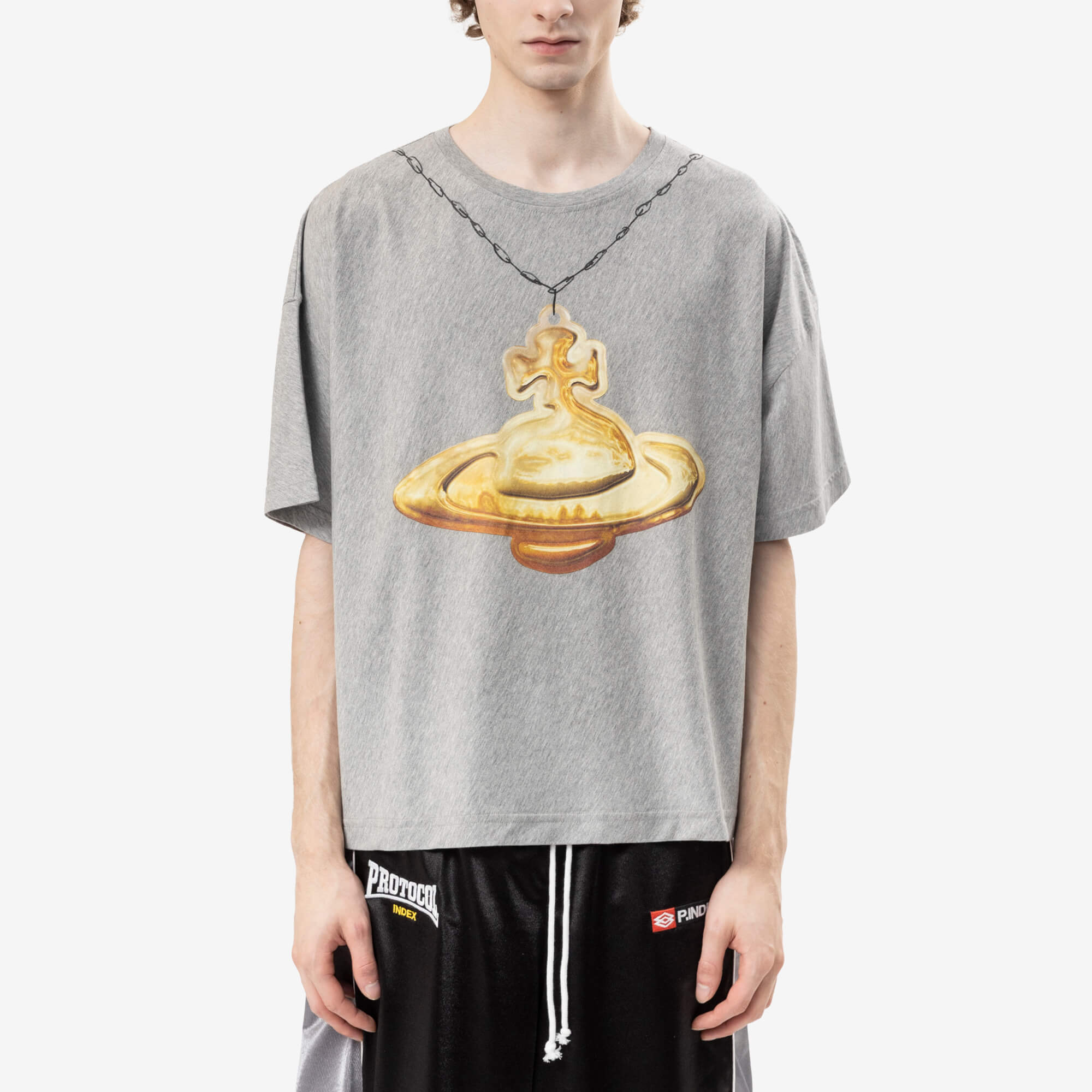 Gold Orb Oversize Box T-Shirt
