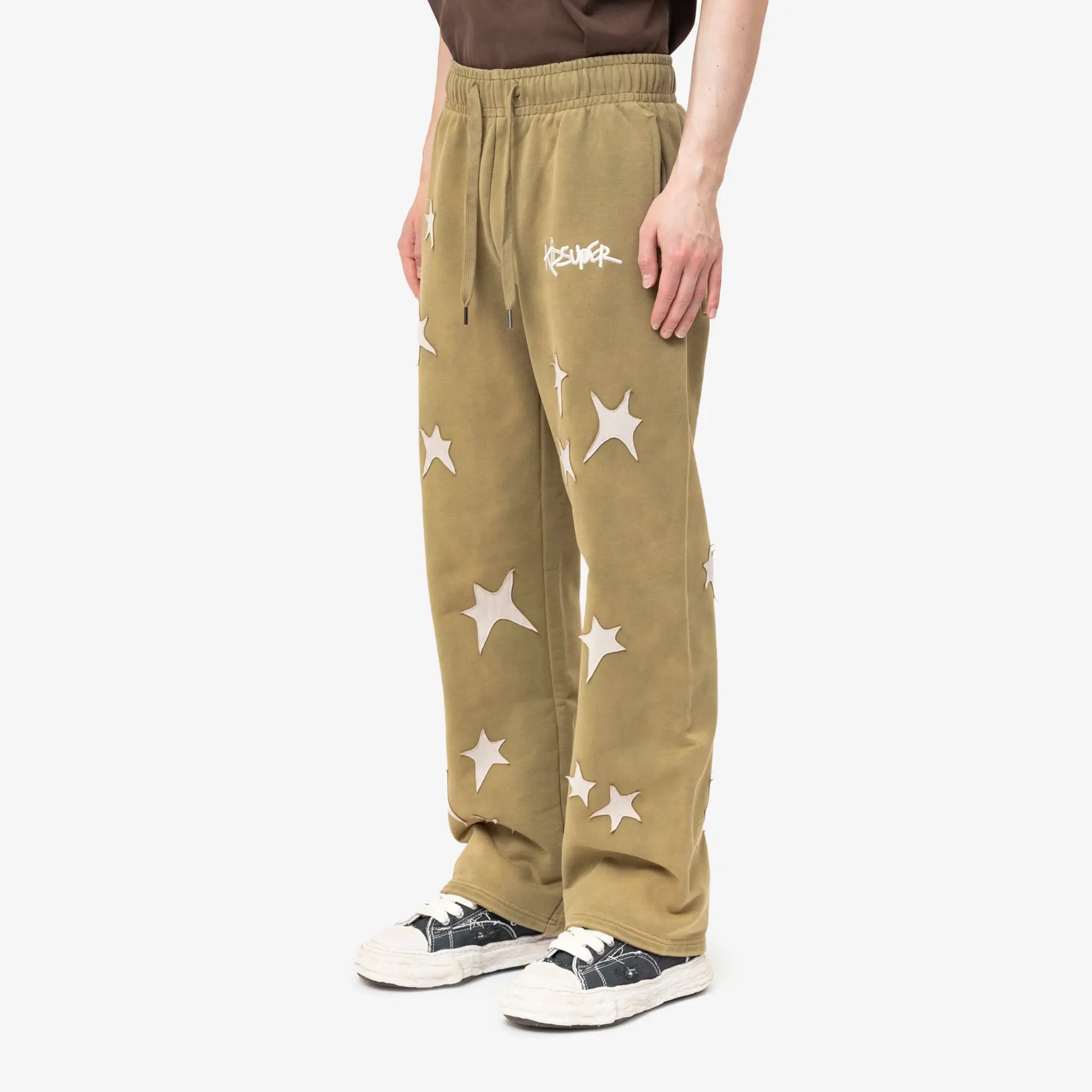 Stars Patchwork スウェットパンツ