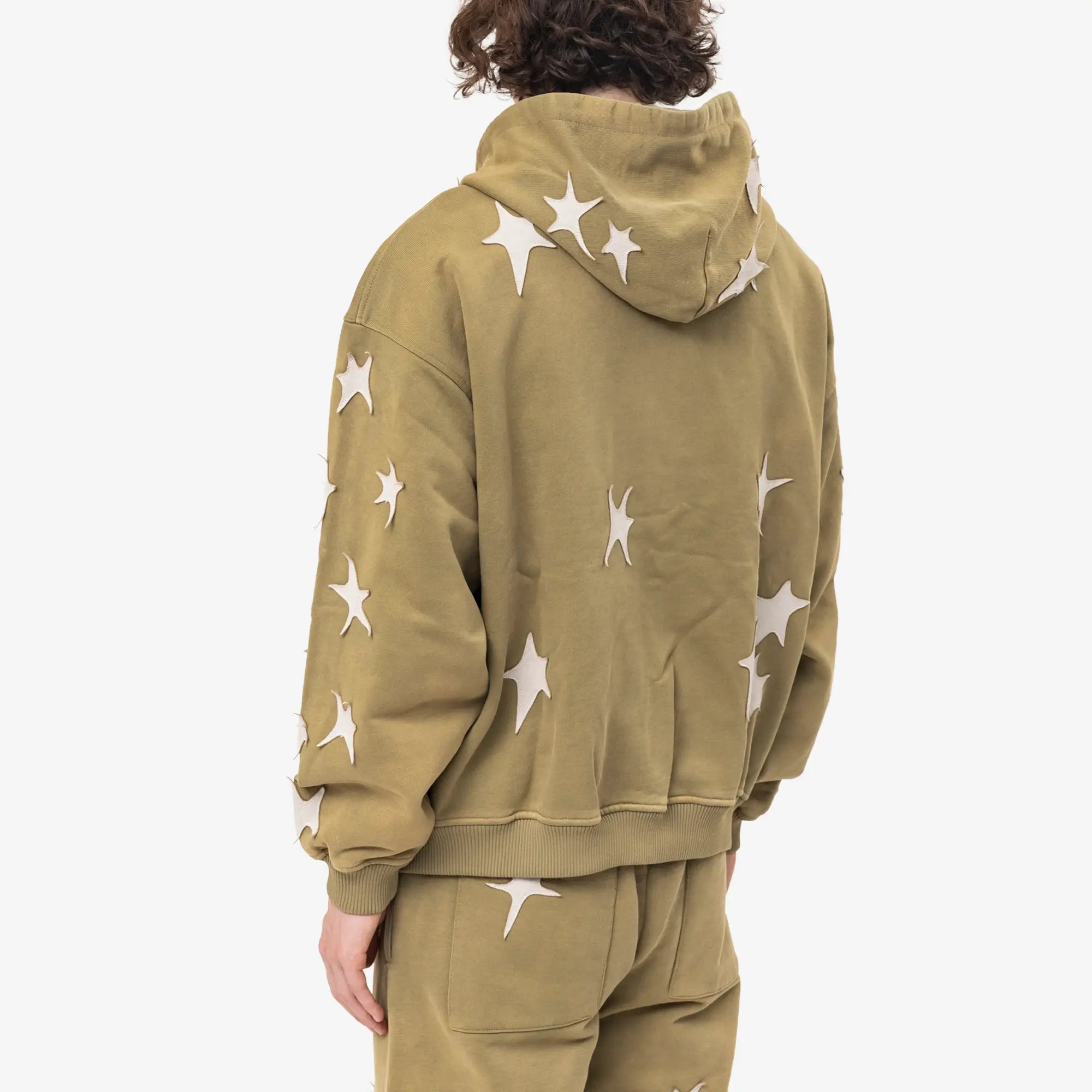 Stars Patchwork Washed Hoody