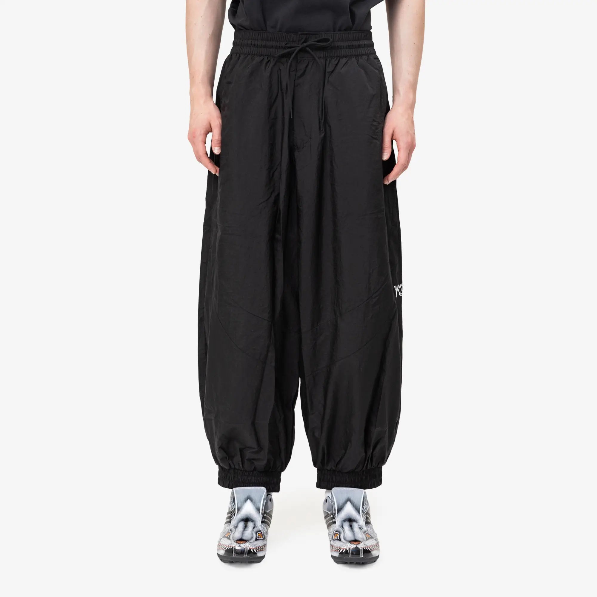 Raw Edge 3 Stripes Nylon Shell Pants
