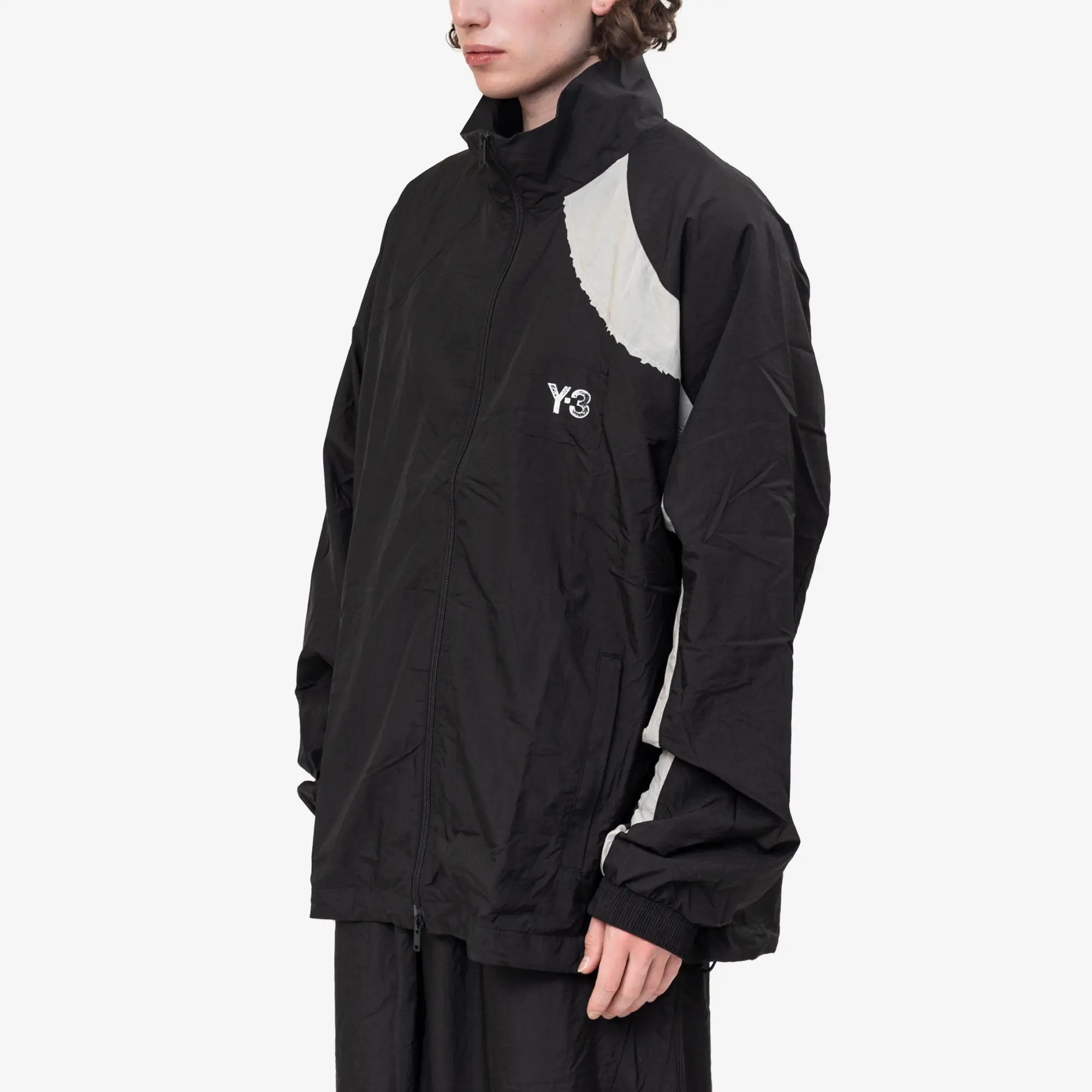 Raw Edge 3 Stripes Nylon Shell Jacket