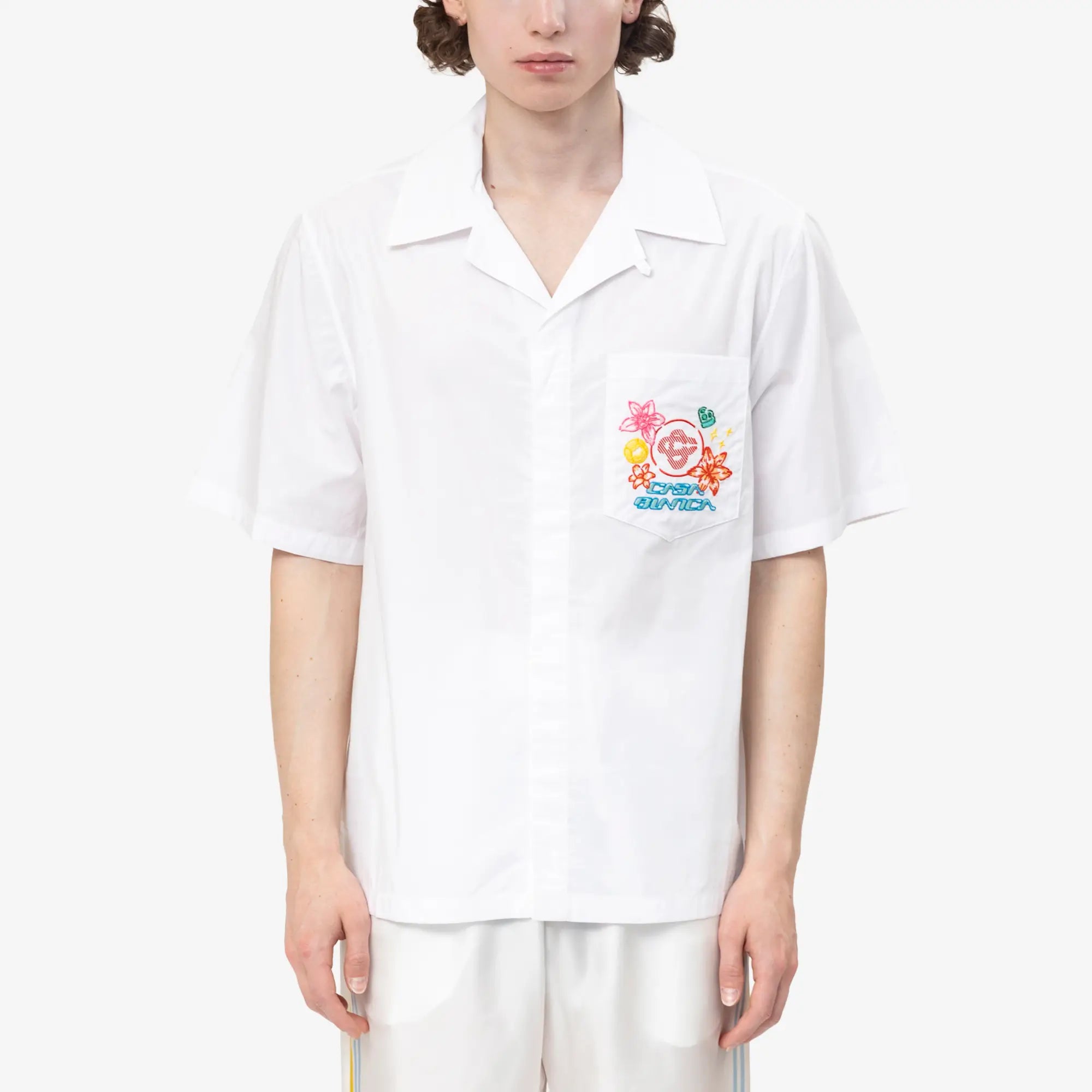 Collage D'Icones Graphiques Embroidered SS Shirt