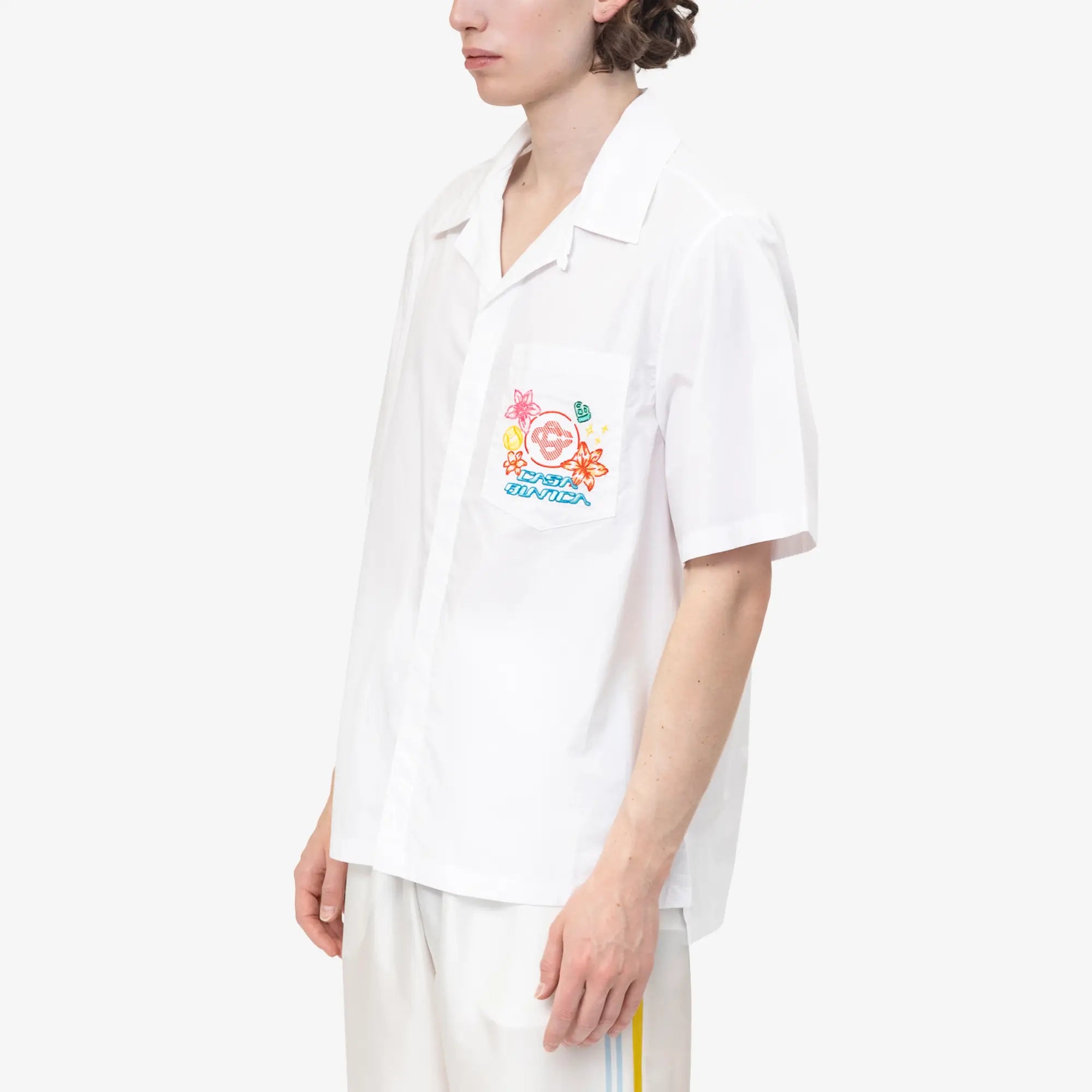 Collage D'Icones Graphiques Embroidered SS Shirt