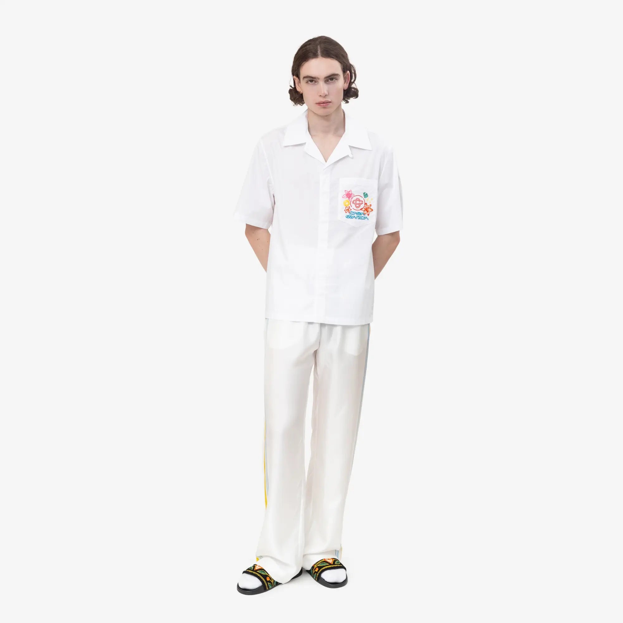 Collage D'Icones Graphiques Embroidered SS Shirt