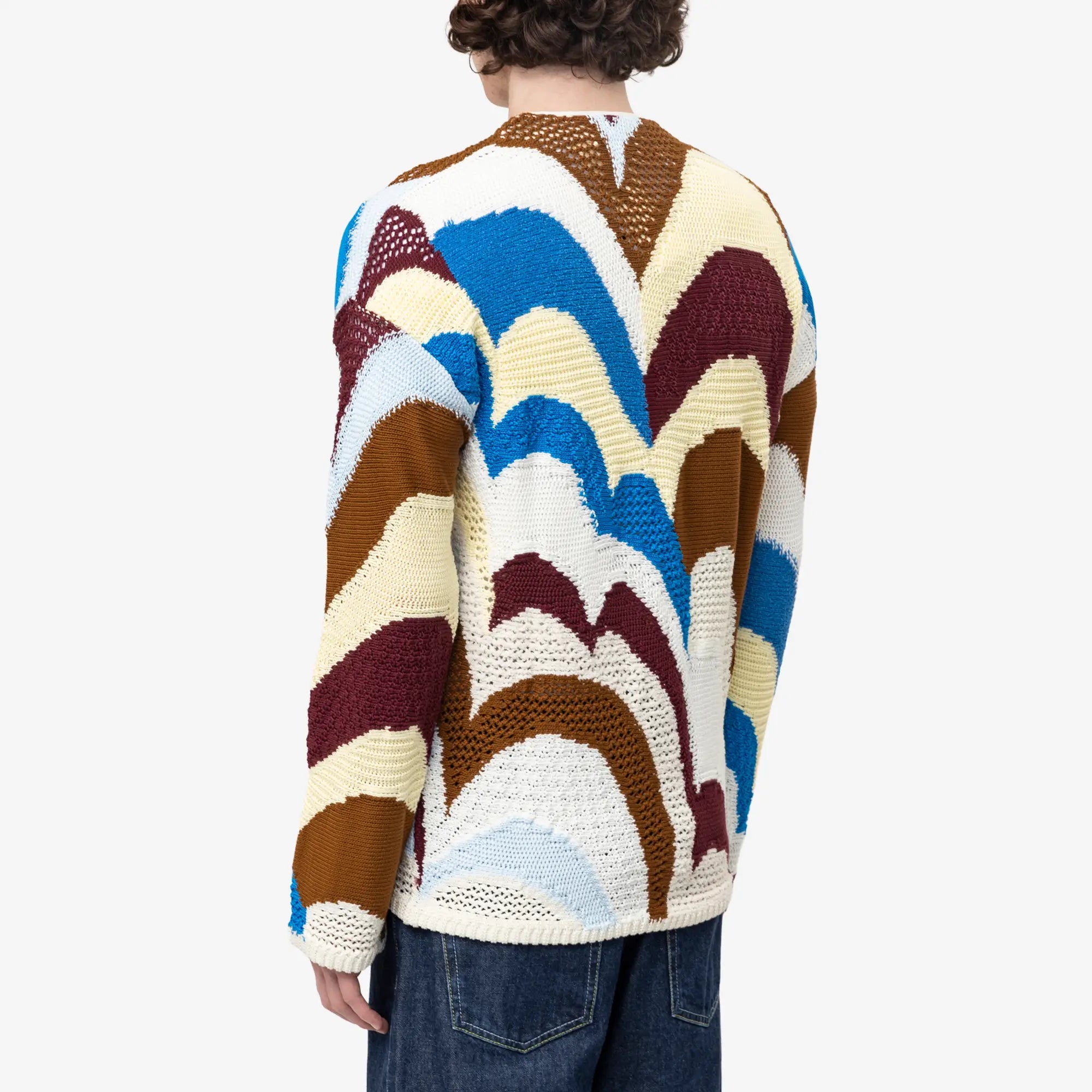 M Cotton Crochet Cardigan