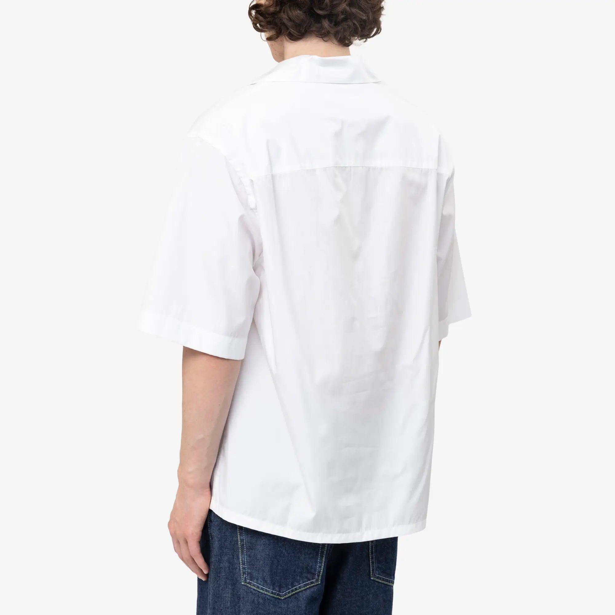 Peeping Logo Pocket Bowling Shirt