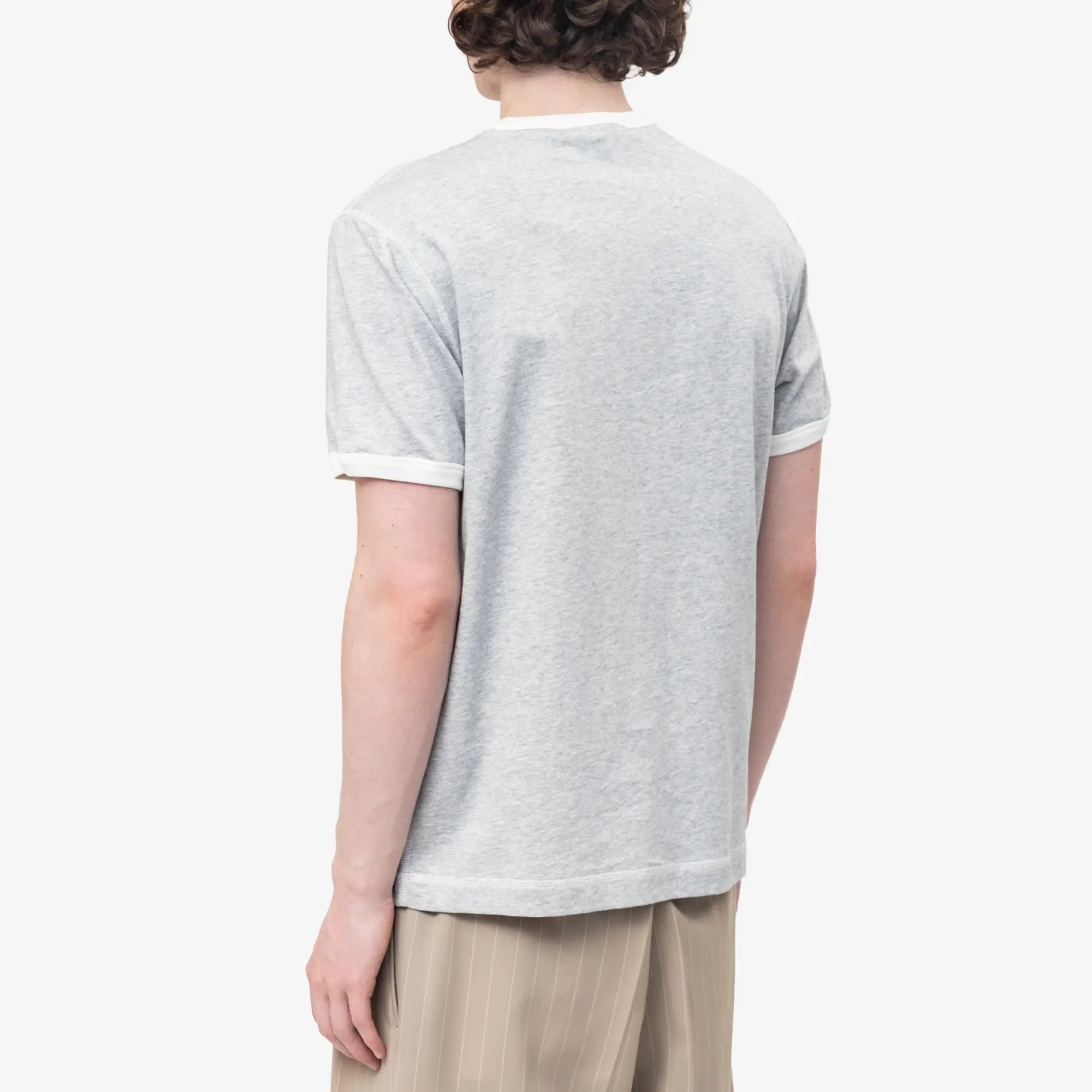 Ami Paris Knitted Patch T-Shirt