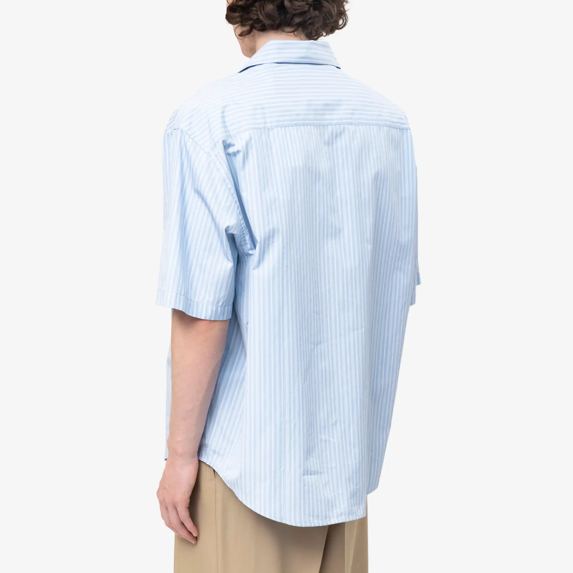 Embossed ADC Boxy Camp Collar Shirt