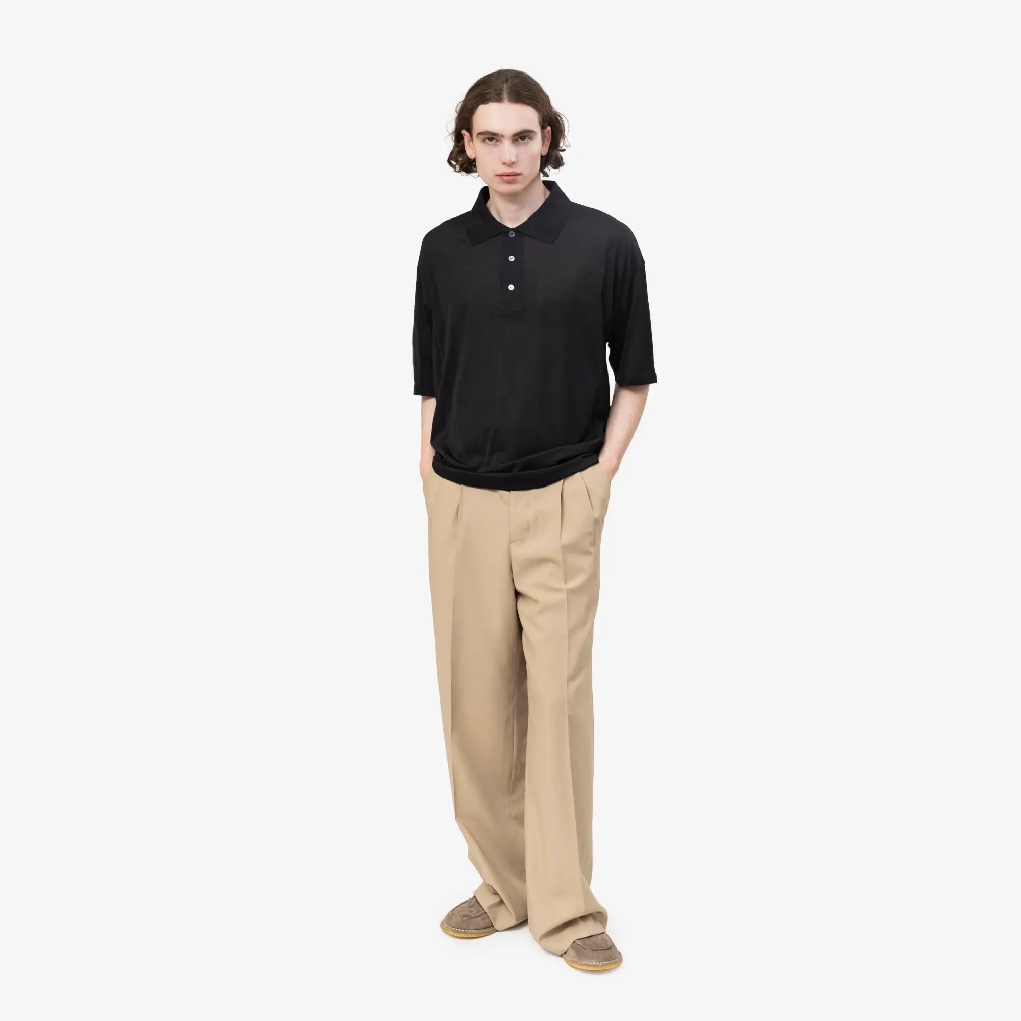Embroidered ADC Boxy Polo
