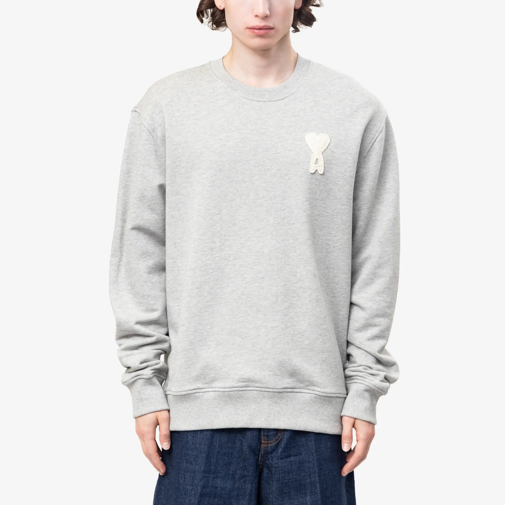 Ami de Coeur Knitted Patch Sweatshirt