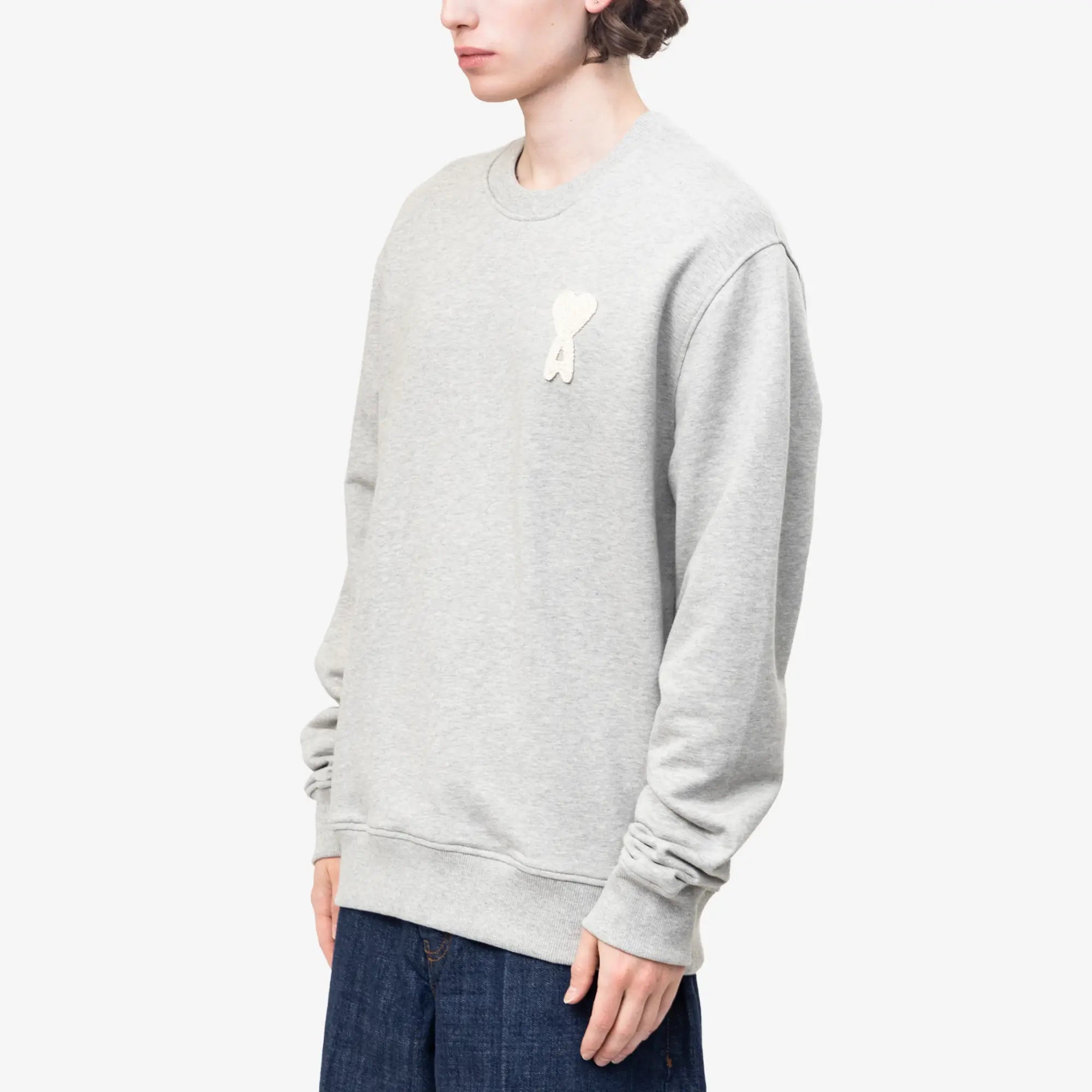 Ami de Coeur Knitted Patch Sweatshirt