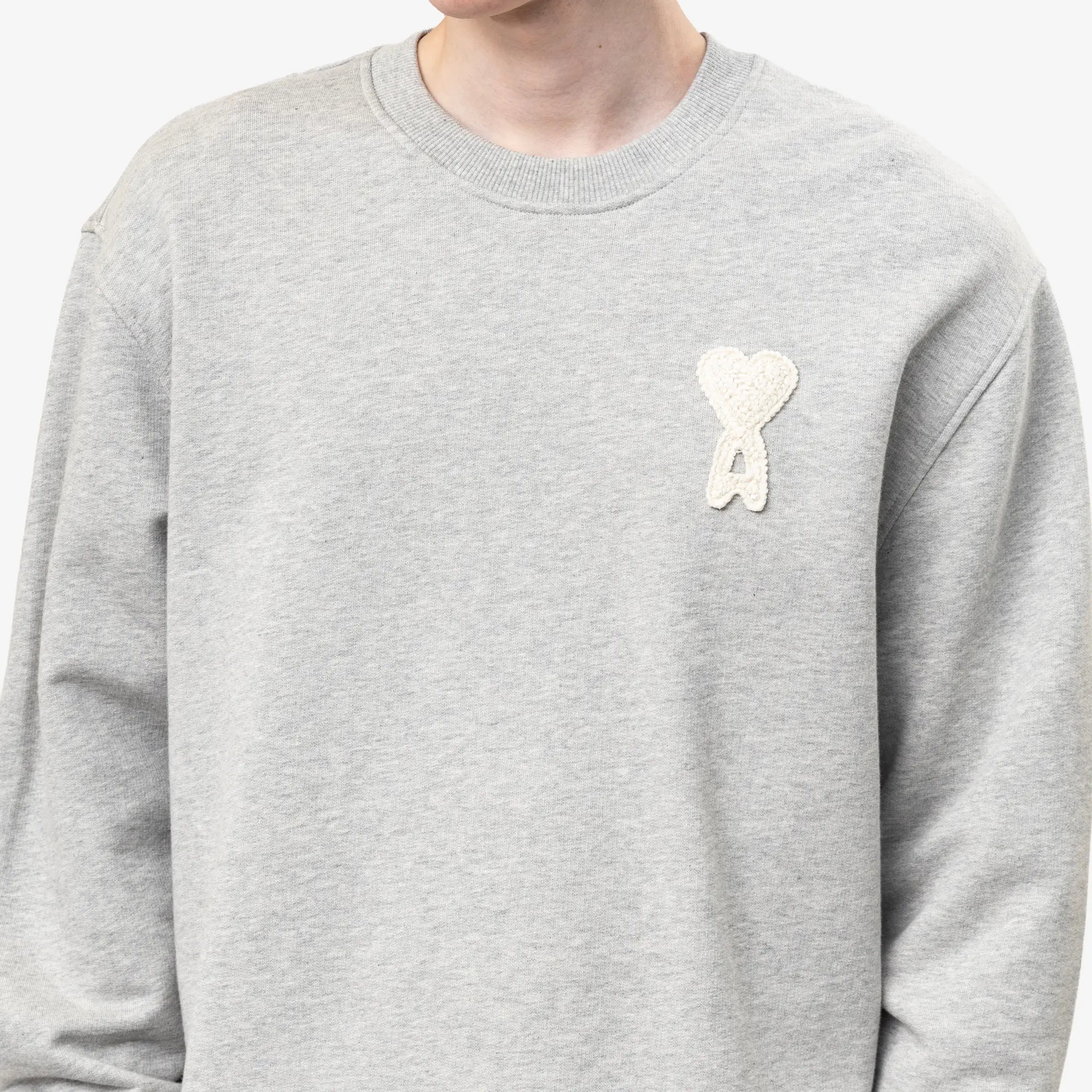 Ami de Coeur Knitted Patch Sweatshirt