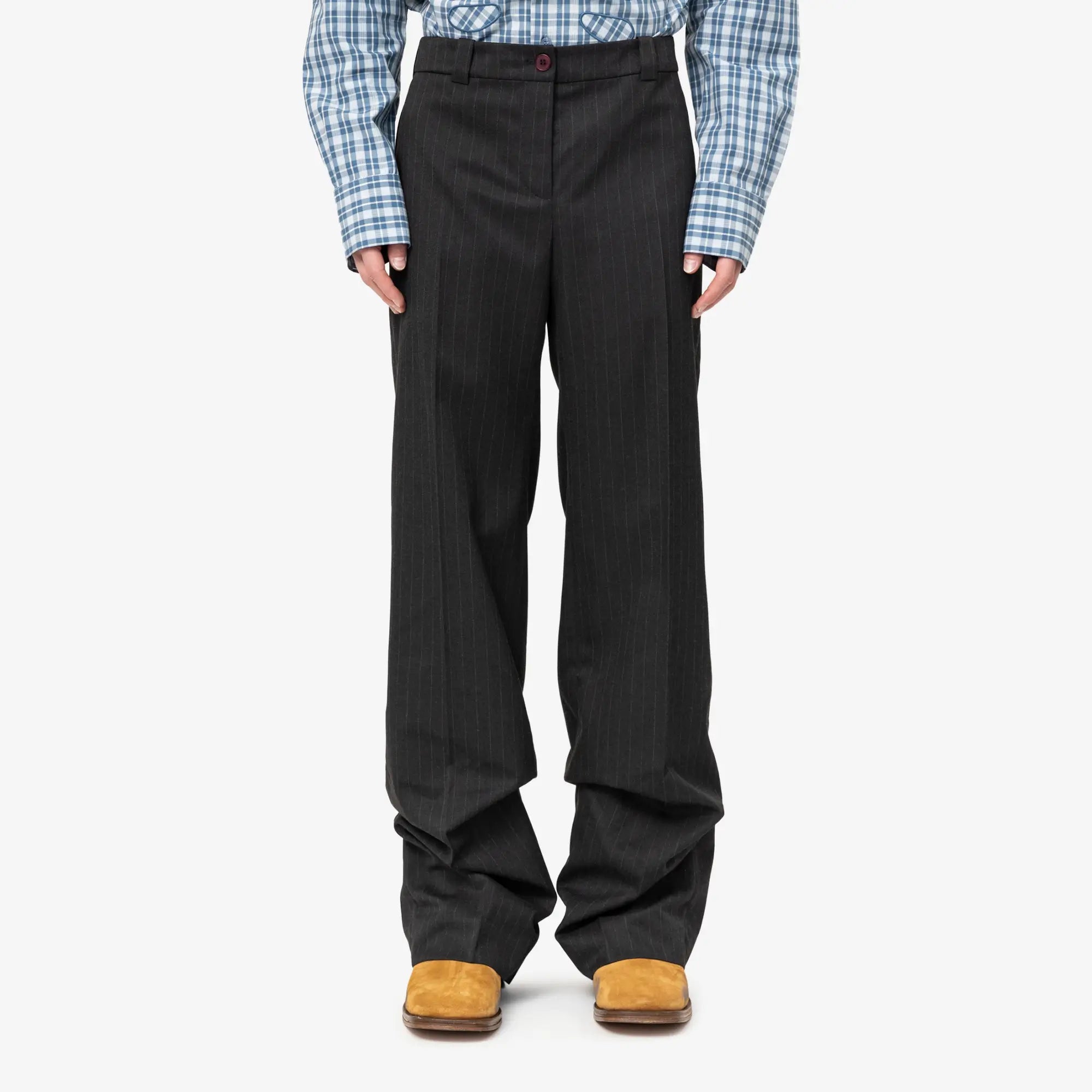 Petra Sharpei Pinstripe Suit Pants