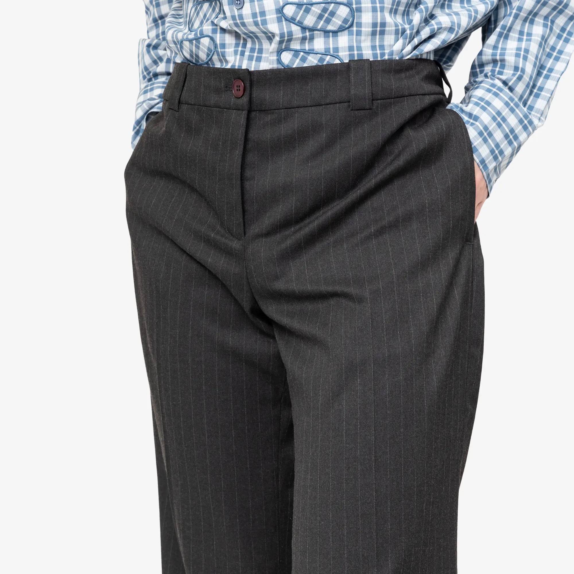 Petra Sharpei Pinstripe Suit Pants