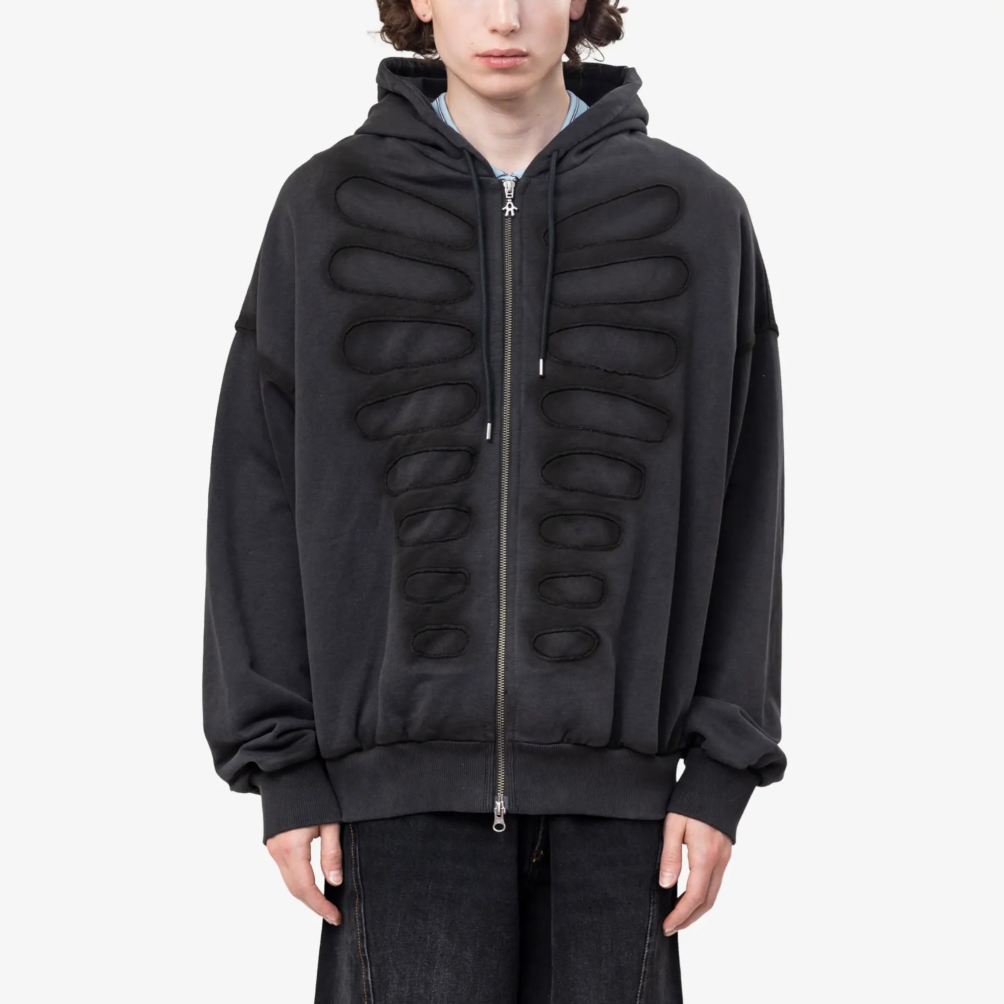 Tim Oversize Fake Cut Shoulderless Hoody