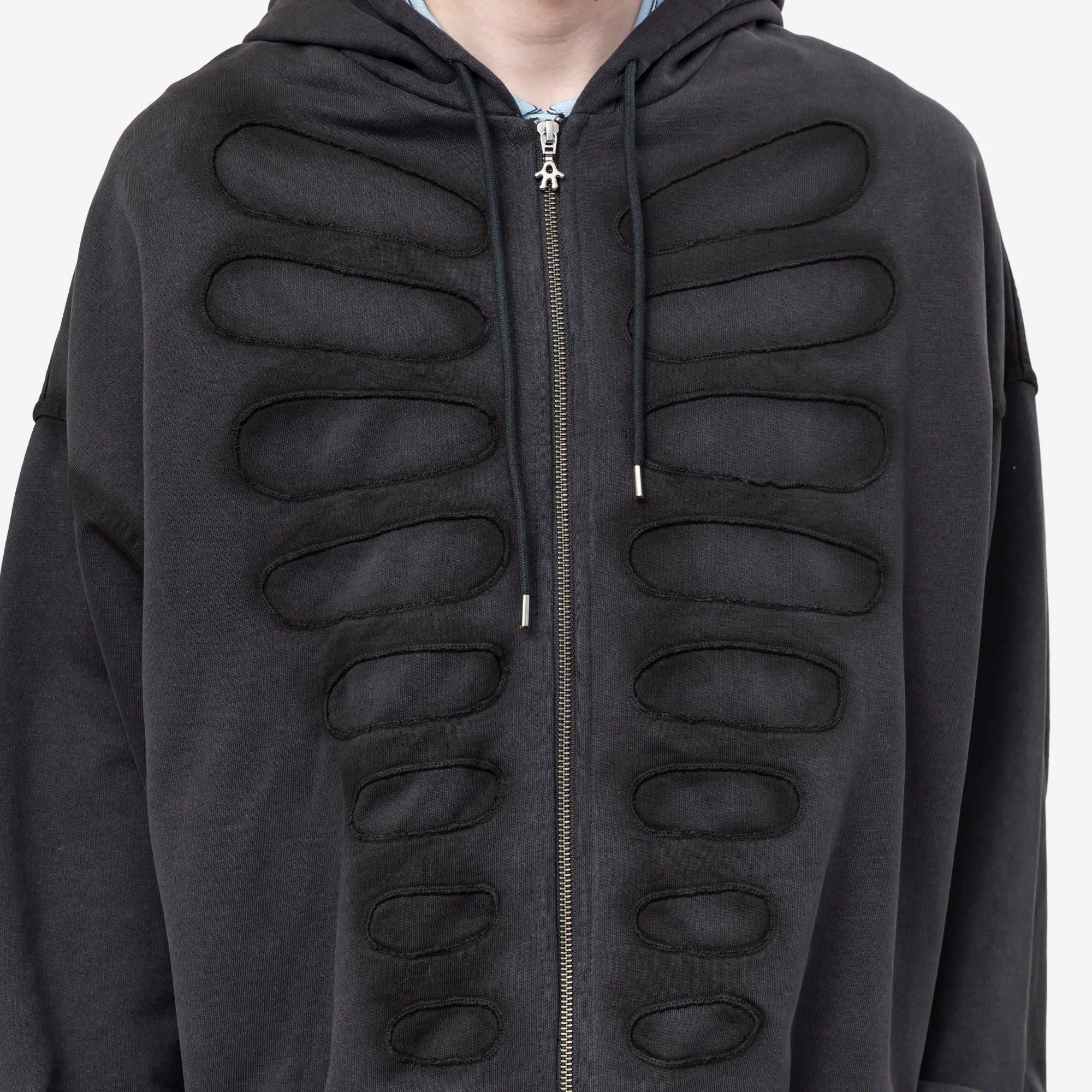 Tim Oversize Fake Cut Shoulderless Hoody