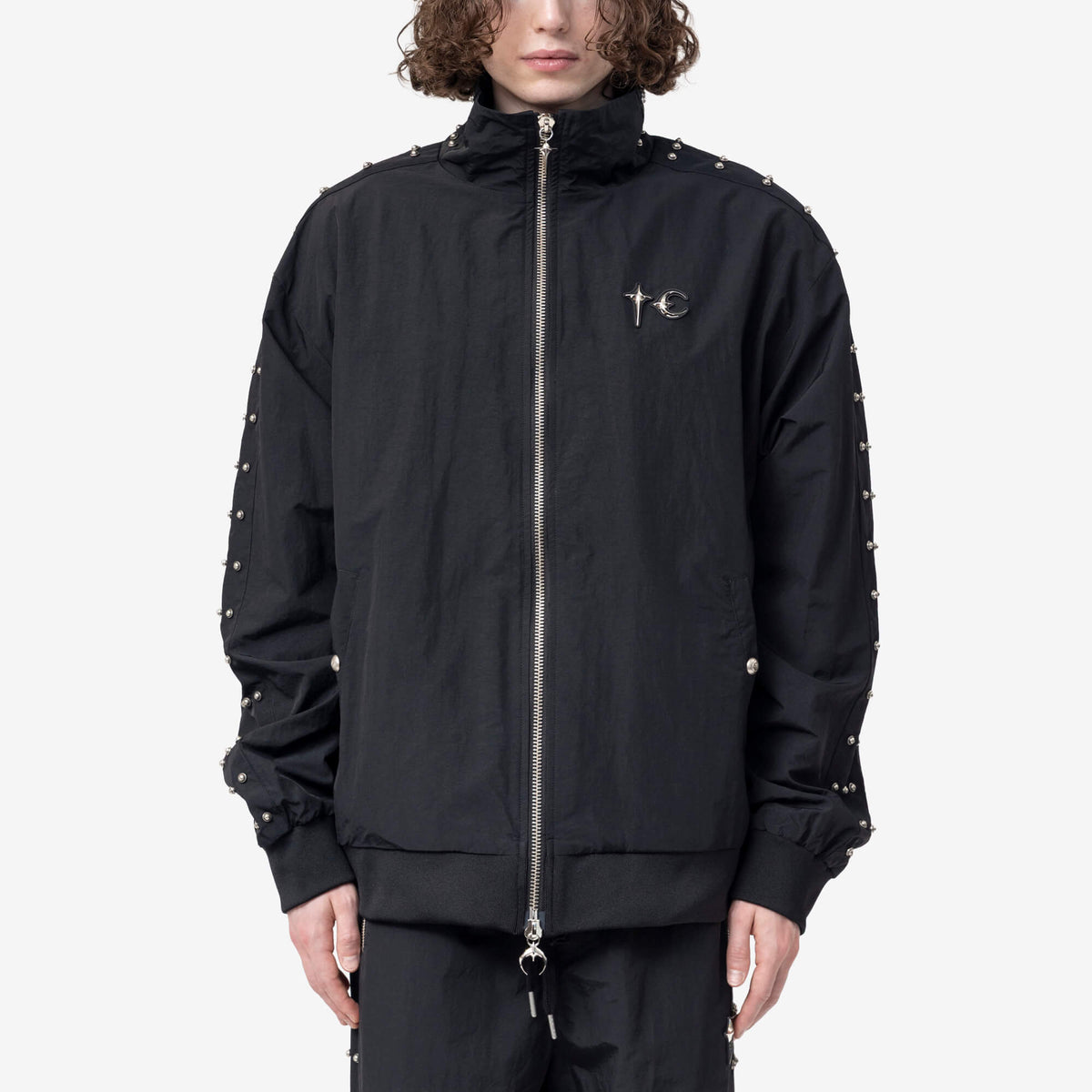 Triple Line Stud Track Jacket