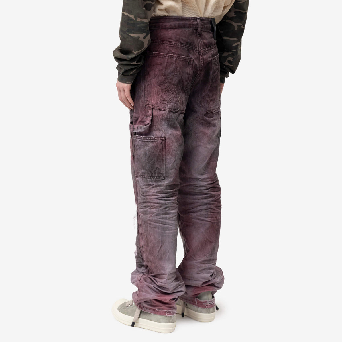 Two Tone Washed Carpenter Pants