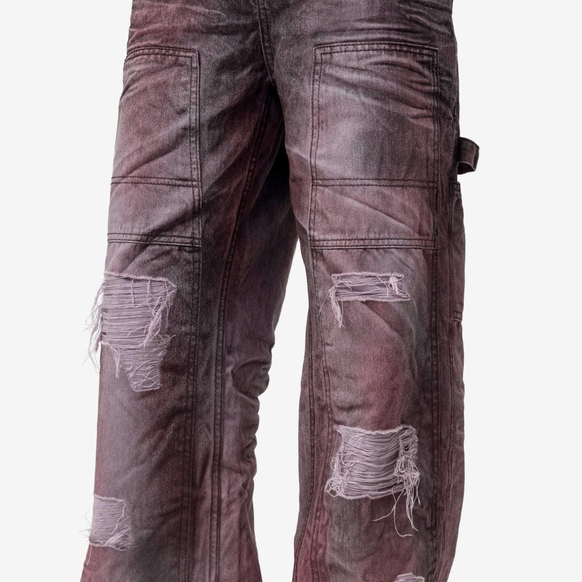 Two Tone Washed Carpenter Pants