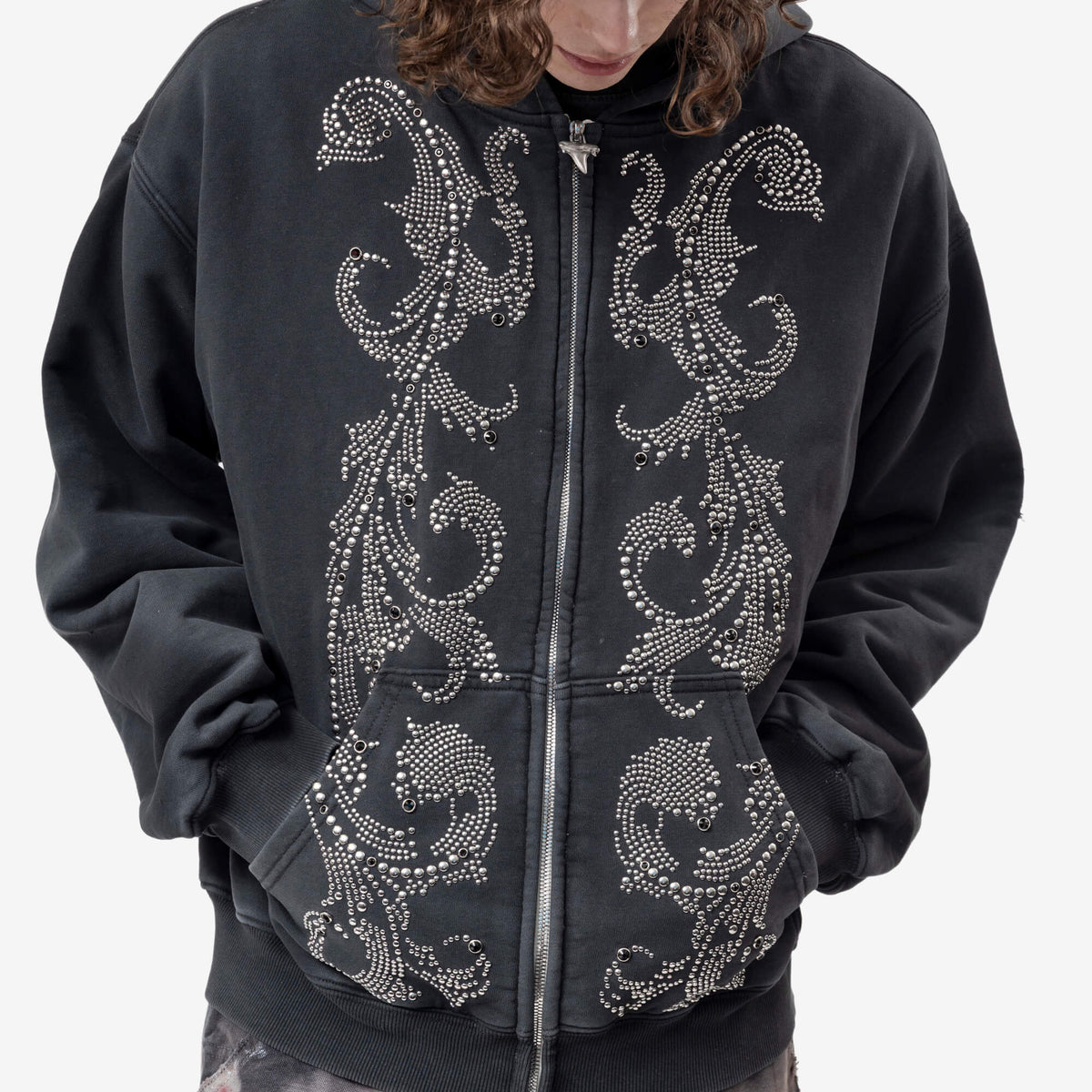 Thermal Lined Crystal Zip Hoody