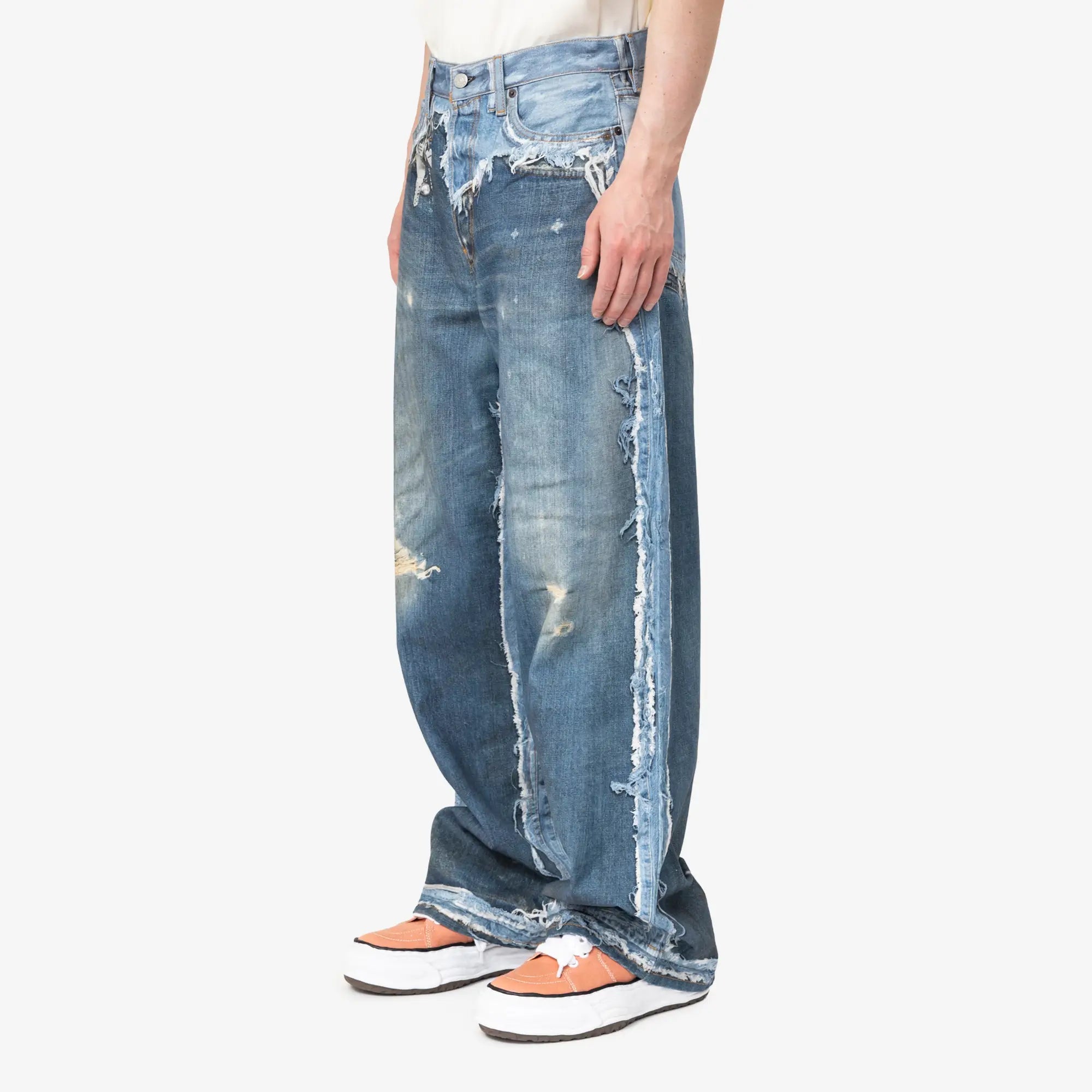 Acne Studios 1981 Trompe L'oeil Jeans Mid Blue - 3