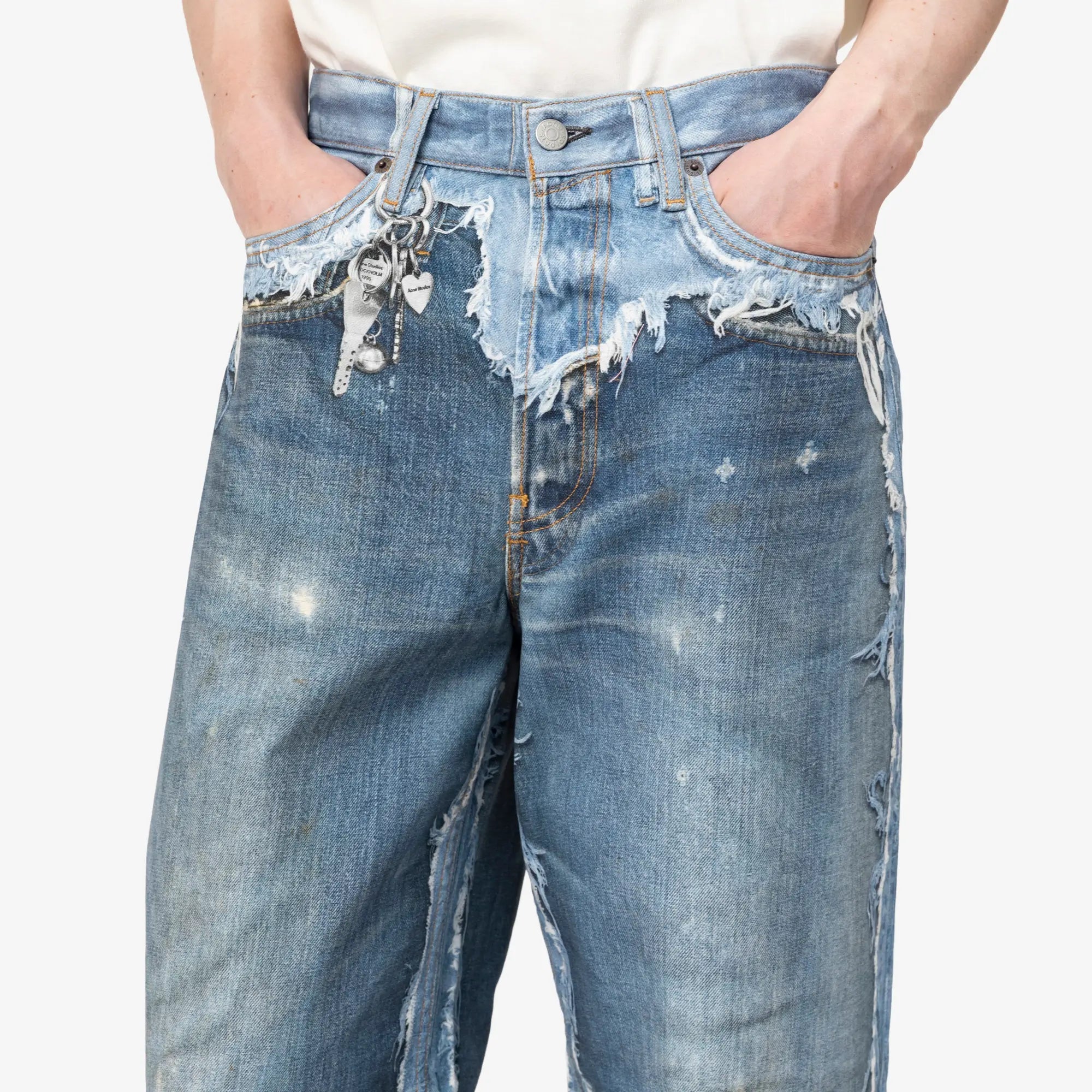 Acne Studios 1981 Trompe L'oeil Jeans Mid Blue - 5