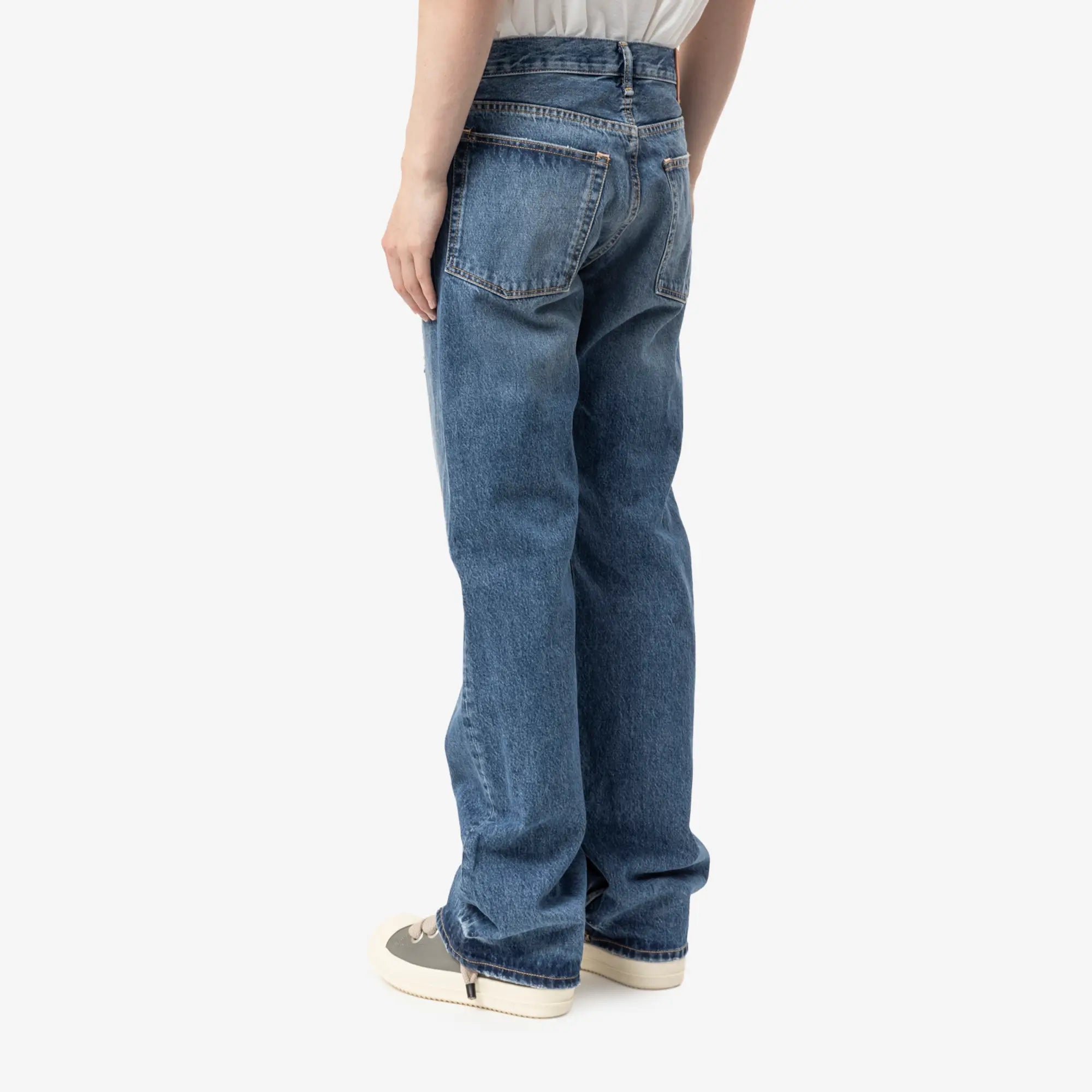 Acne Studios 2010M Vintage Blue Regular Fit Jeans Mid Blue - 4