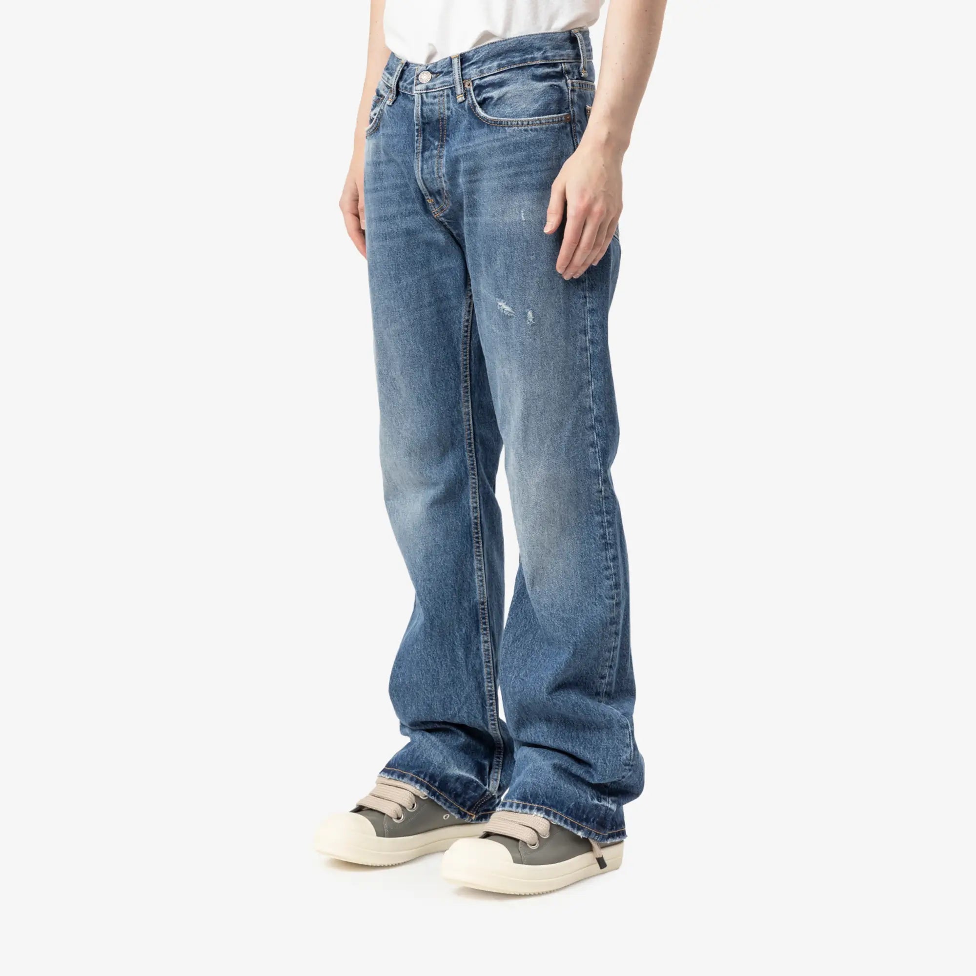 Acne Studios 2010M Vintage Blue Regular Fit Jeans Mid Blue - 3