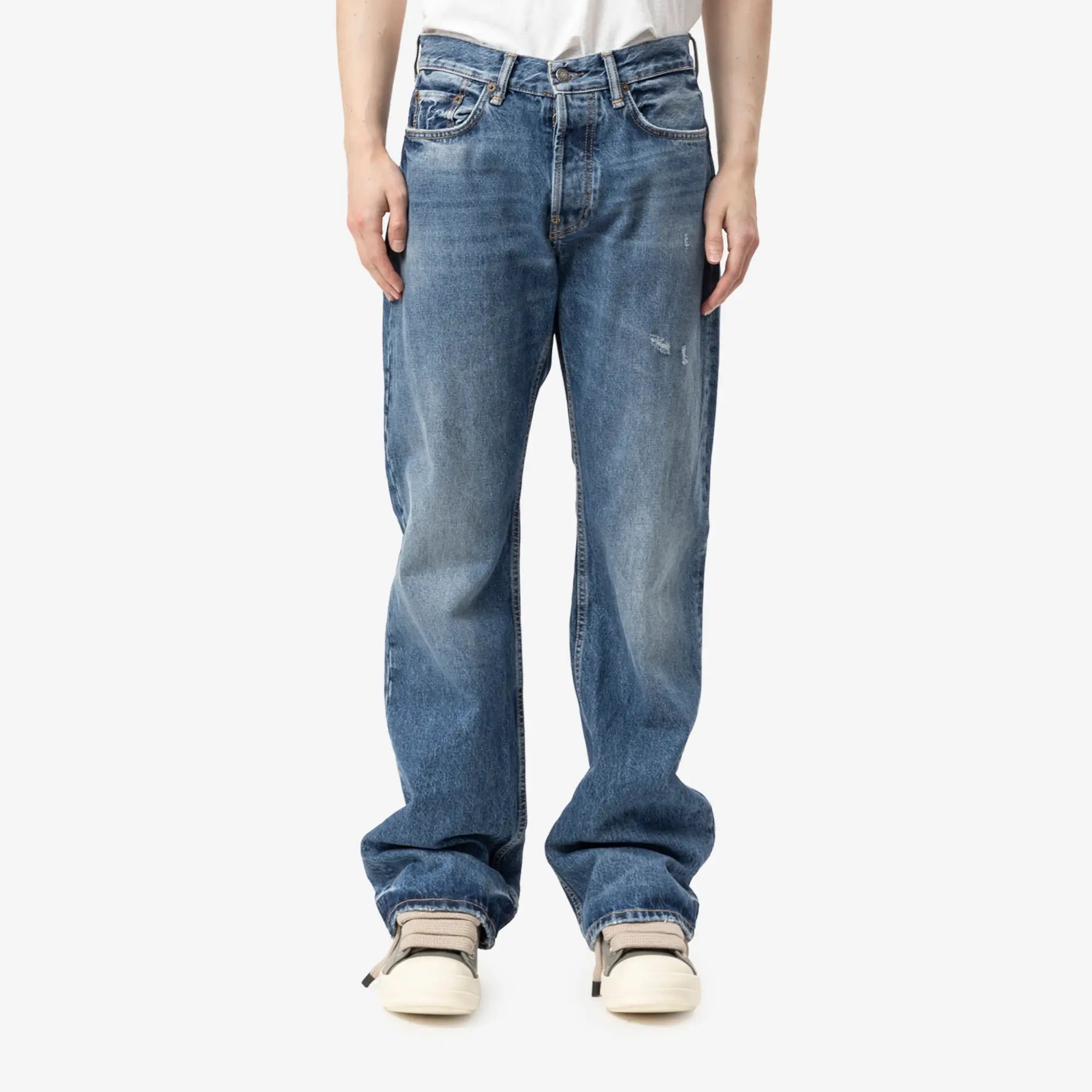 Acne Studios 2010M Vintage Blue Regular Fit Jeans Mid Blue - 1