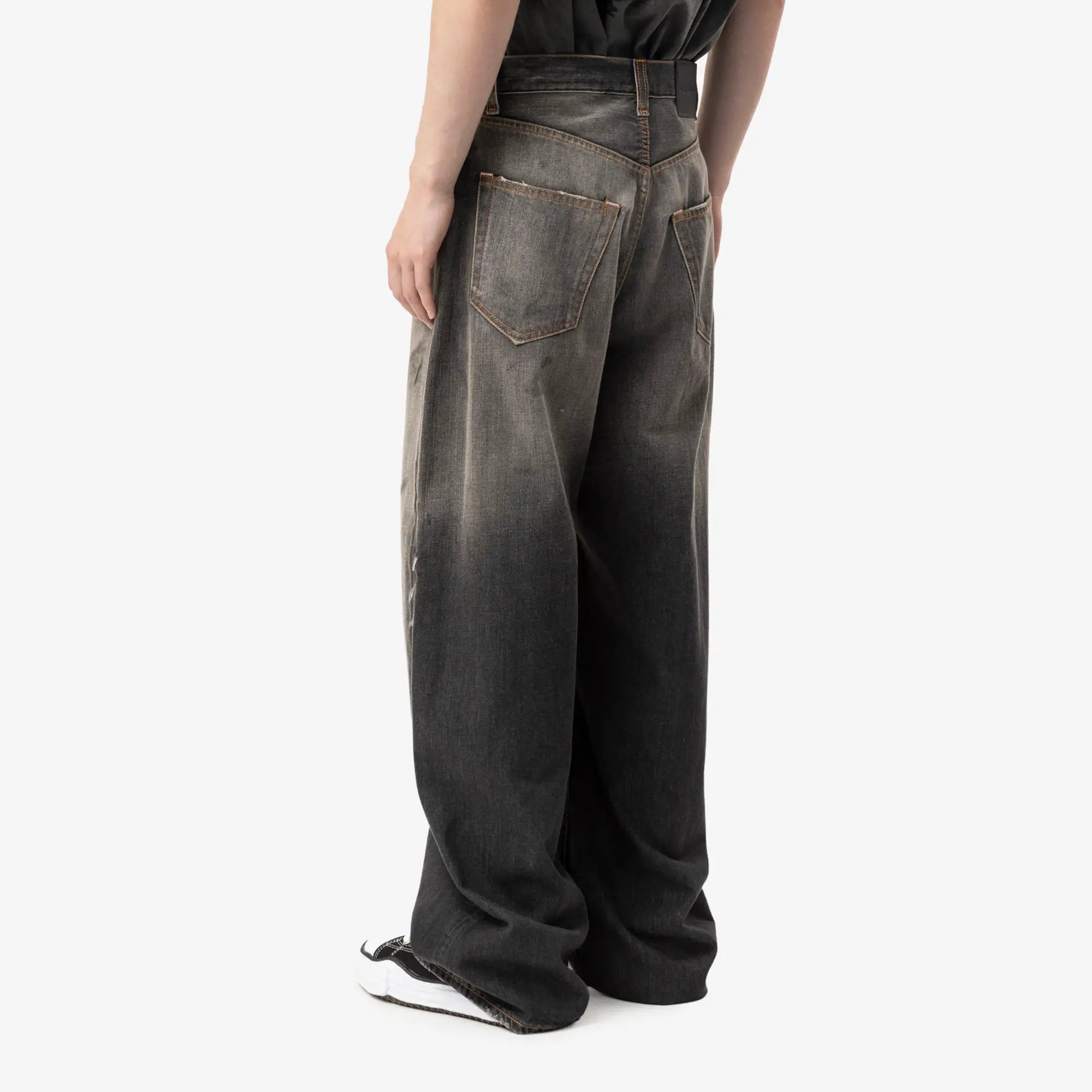 Acne Studios 2023U Black Trafalgar Loose Fit Jeans Black - 4