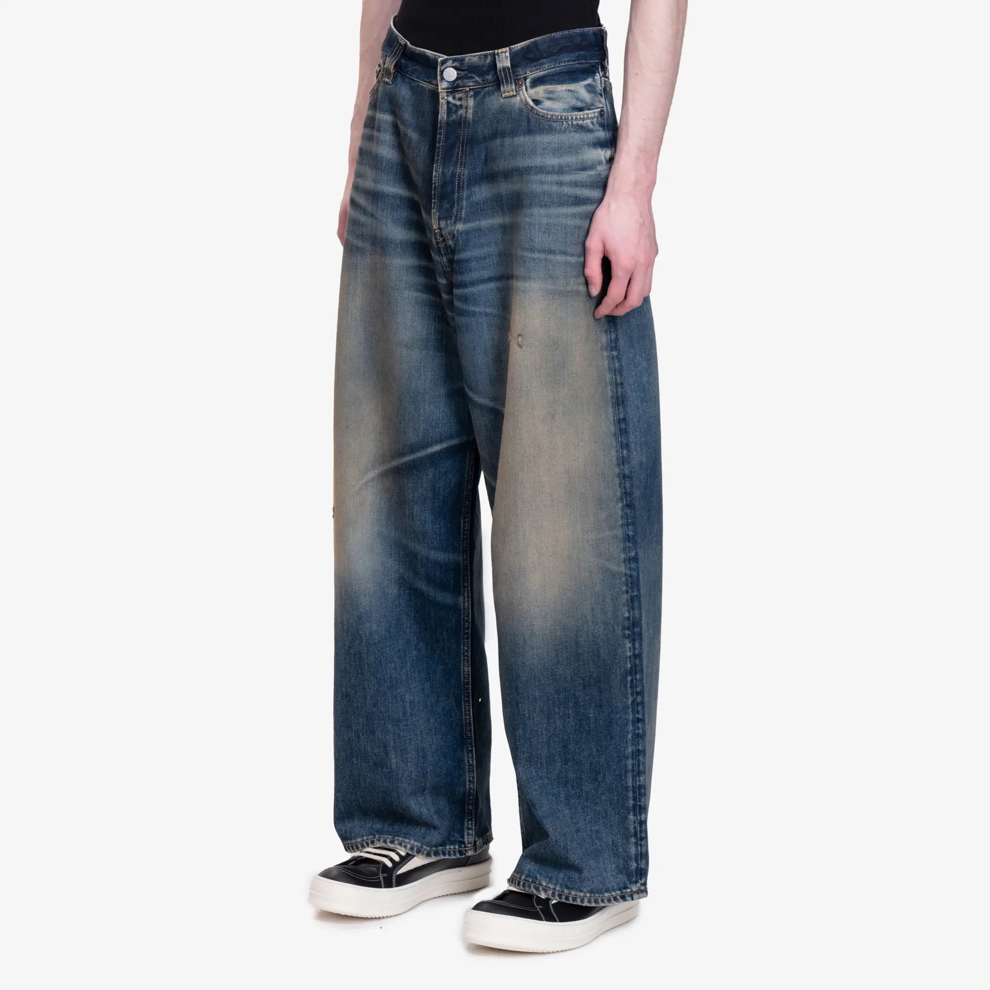 Acne Studios 2023U Rocka Loose Fit Jeans Dark Blue - 3