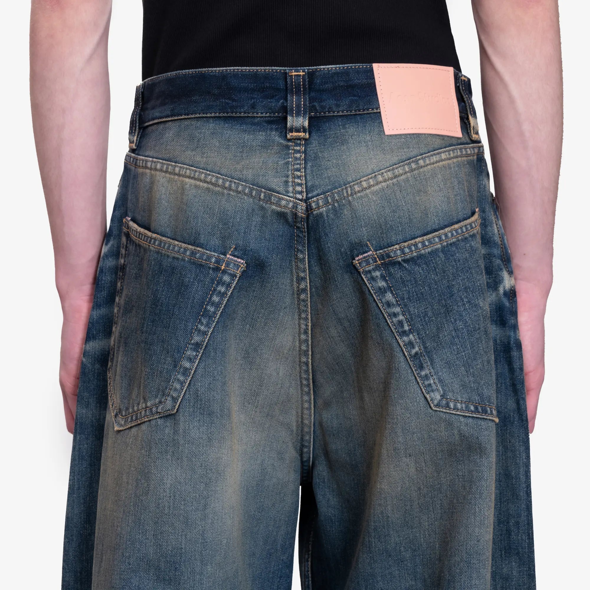 Acne Studios 2023U Rocka Loose Fit Jeans Dark Blue - 6
