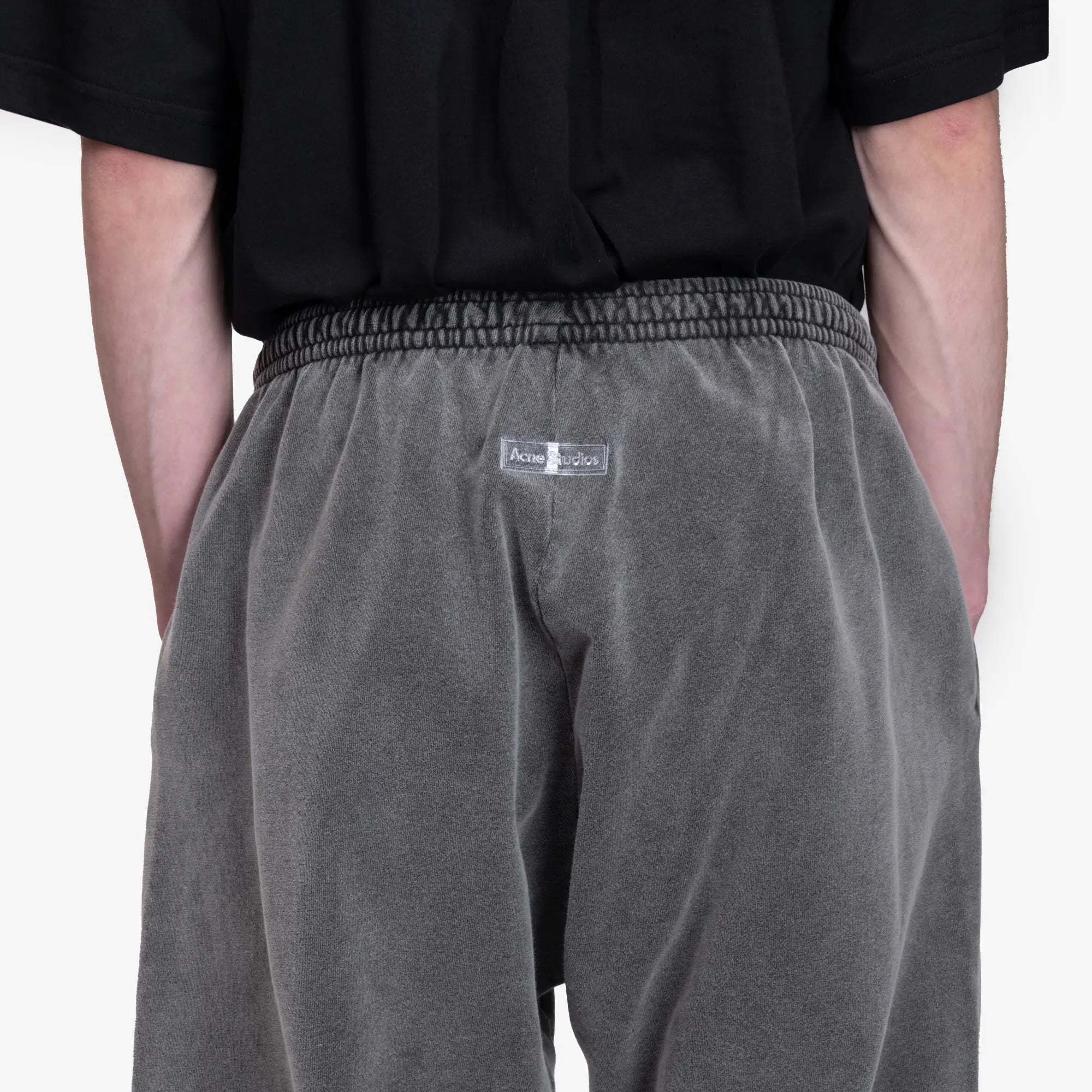 Acne Studios Cotton Sweatpants Faded Black - 6