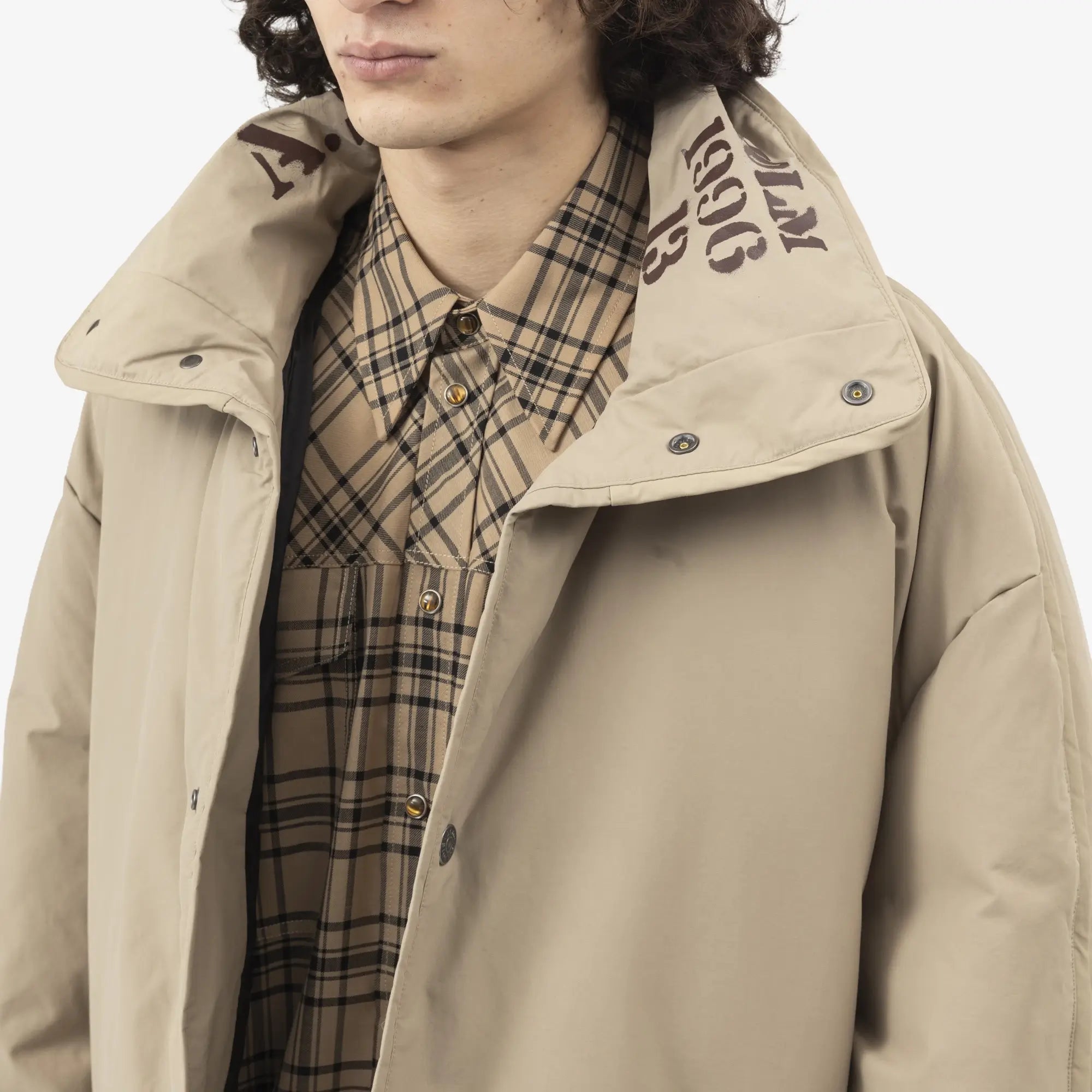Acne Studios Down Jacket Beige - 5