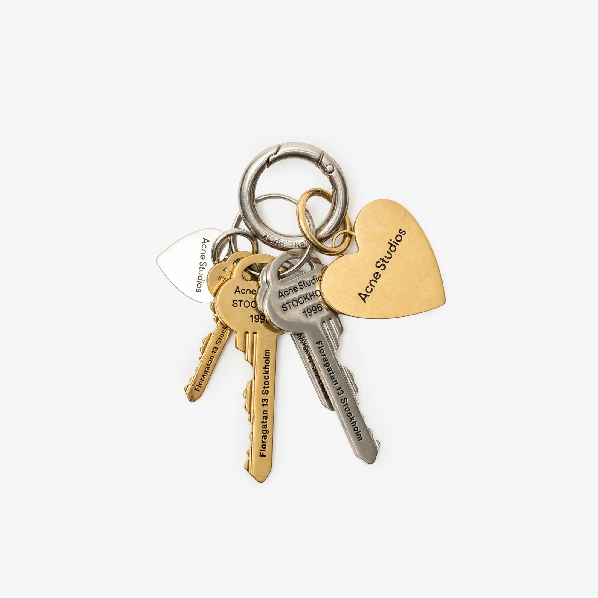 Acne Studios Keyring Gold/Silver - 1