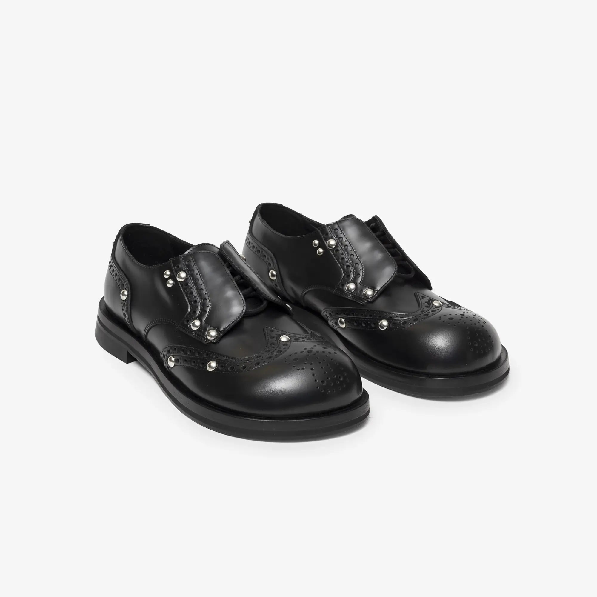 Acne Studios Lace - Up Leather Derby Black - 1