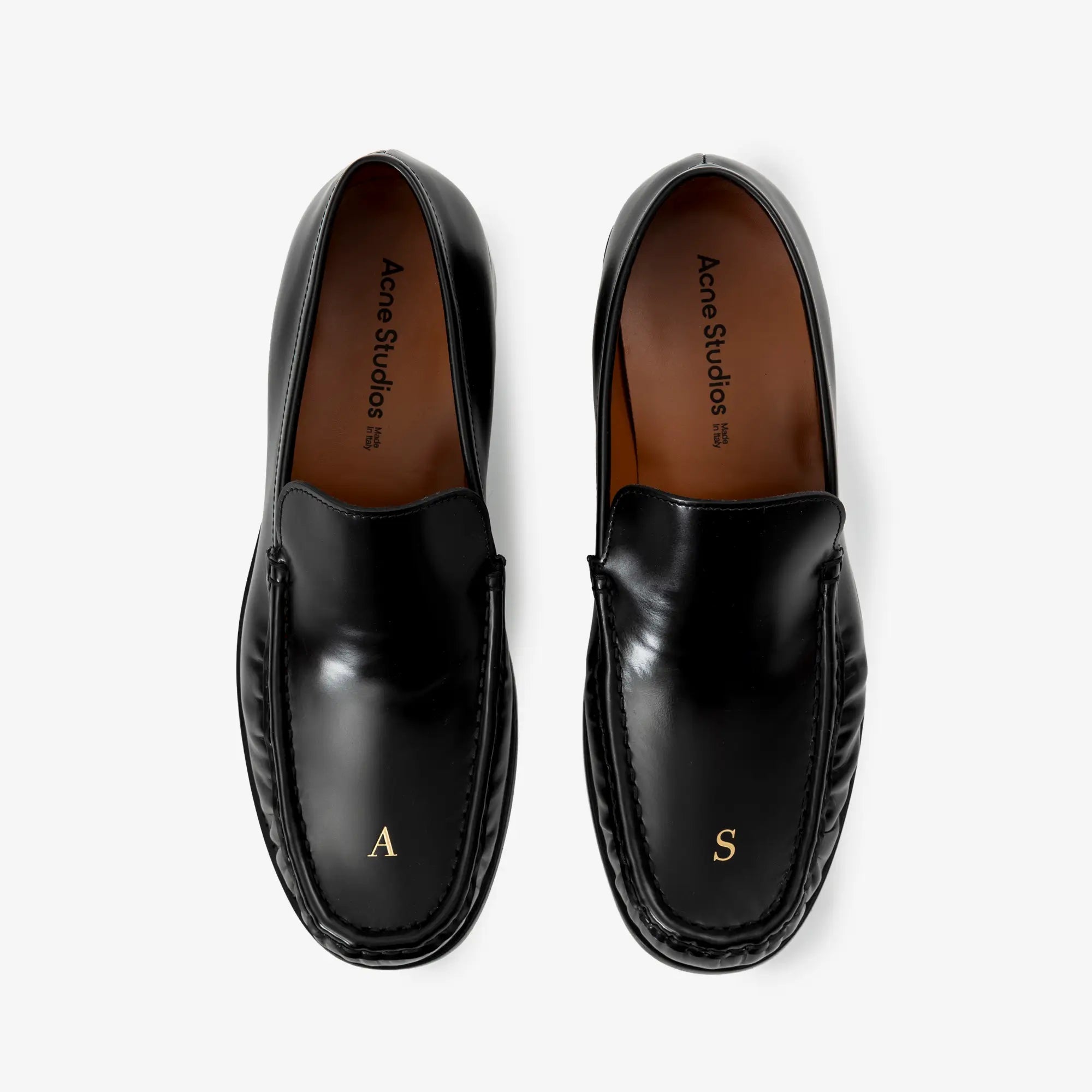 Acne Studios Leather Loafers Black - 5