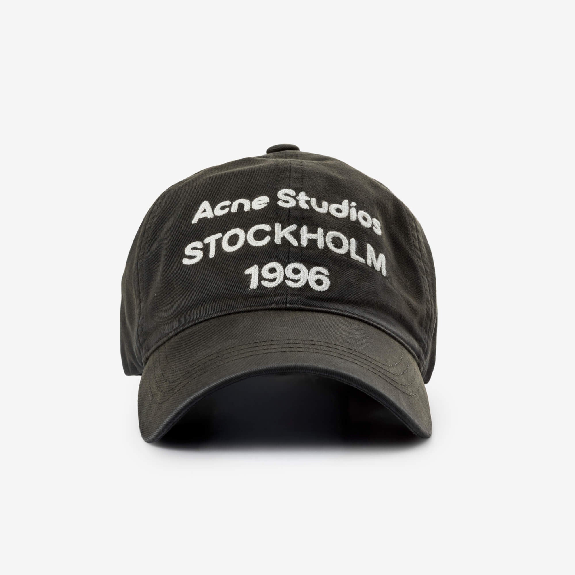 Acne Studios Logo Cap Faded Black-1