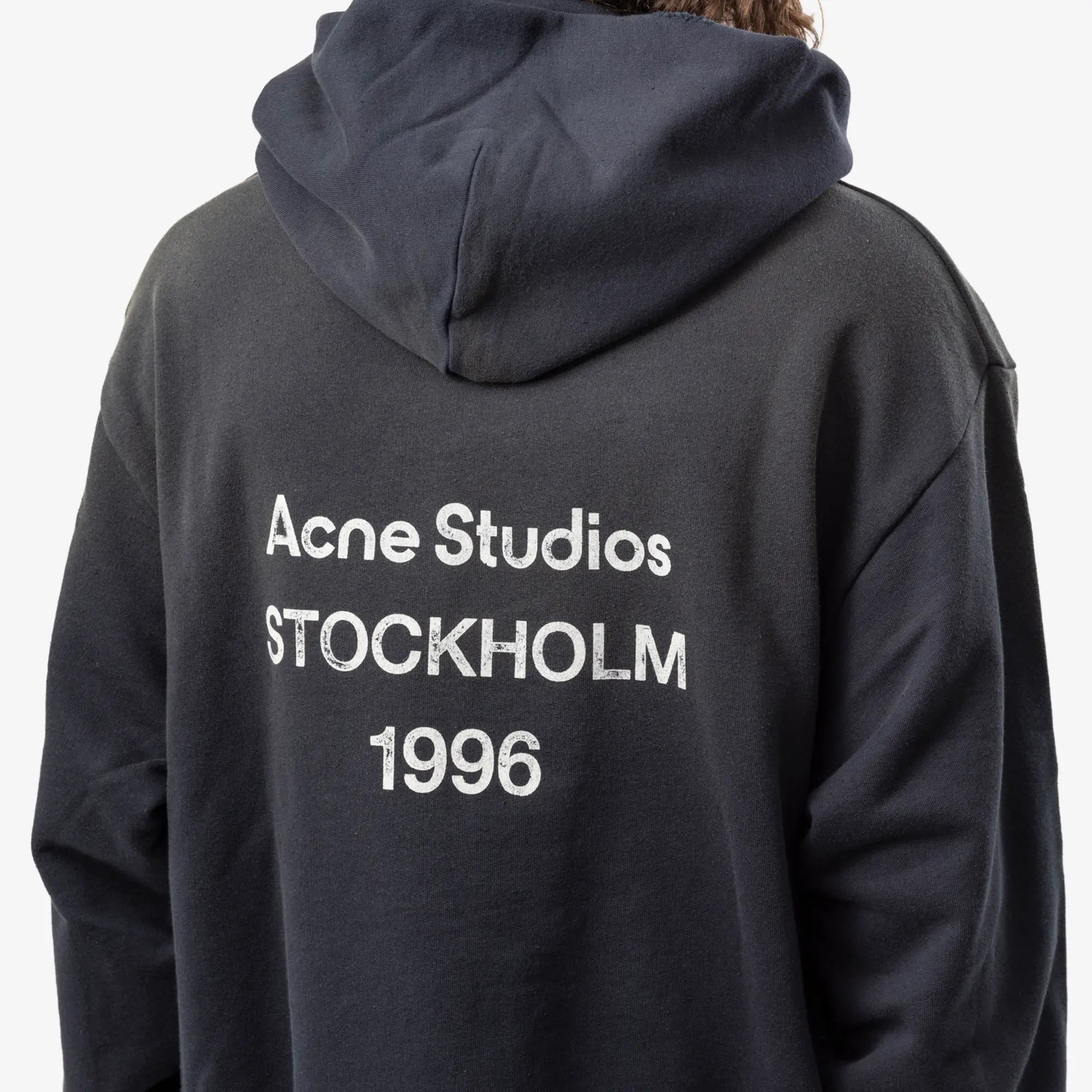 Acne Studios Logo Hoody Black - 5