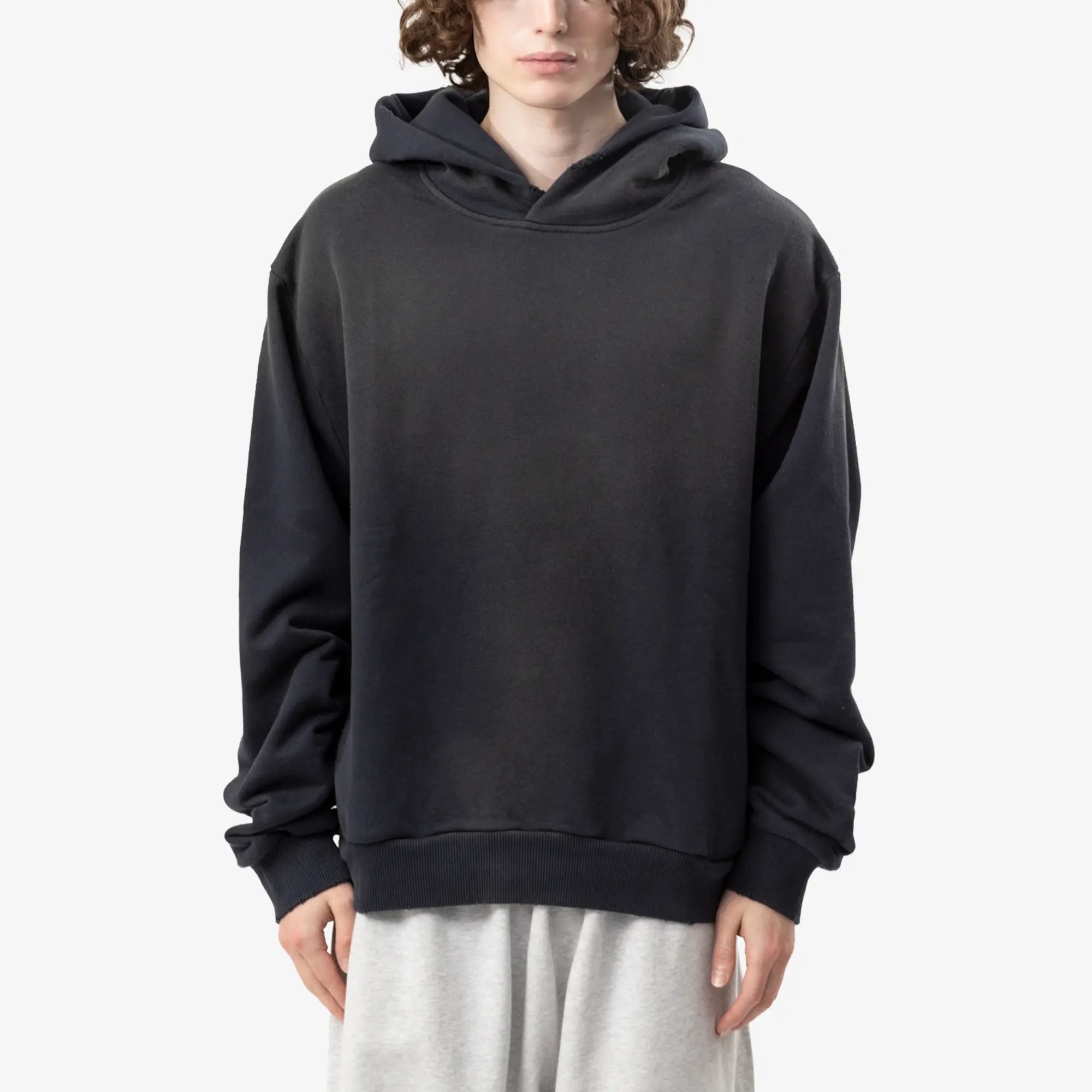 Acne Studios Logo Hoody Black - 1