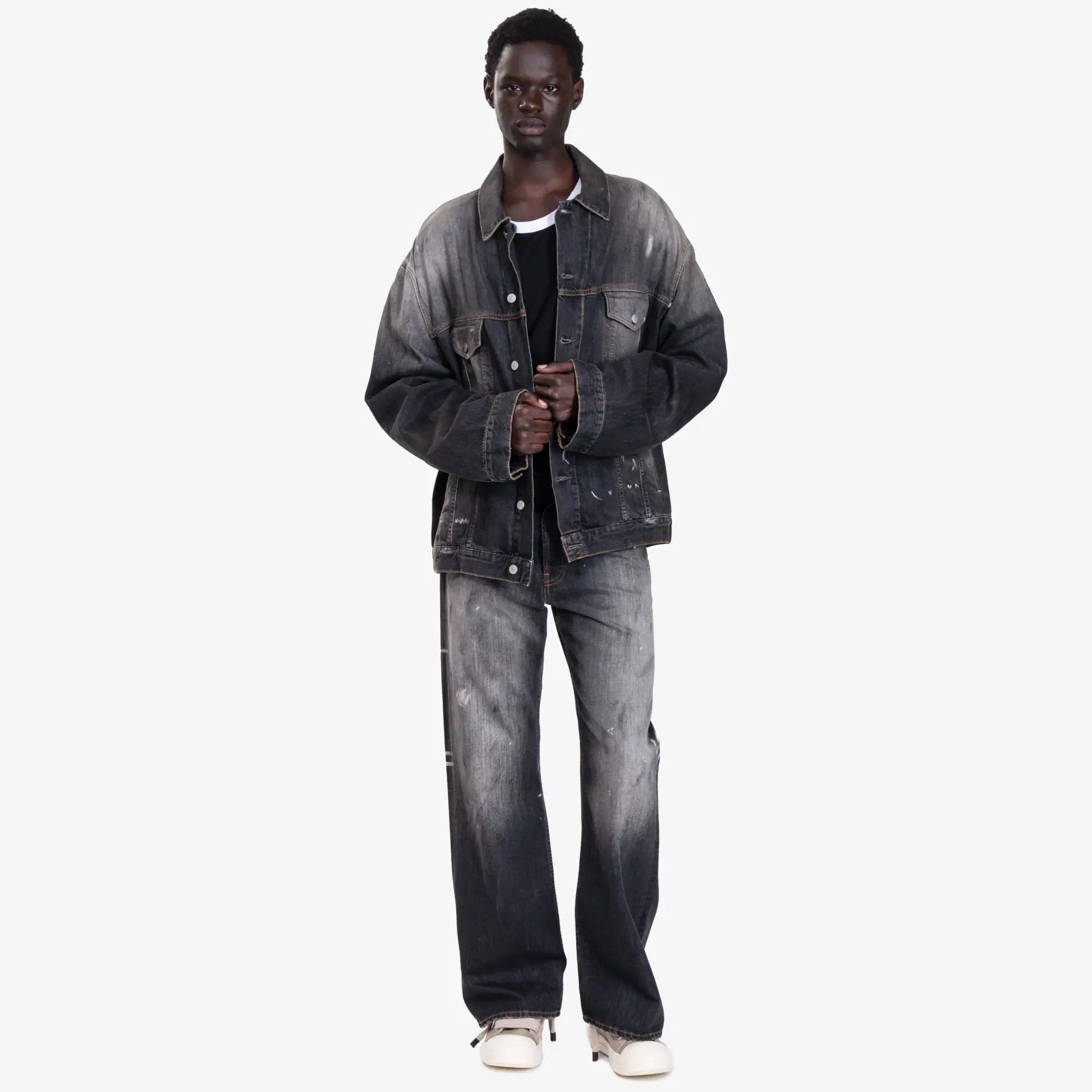 Acne Studios Oversize Denim Jacket Black - 2