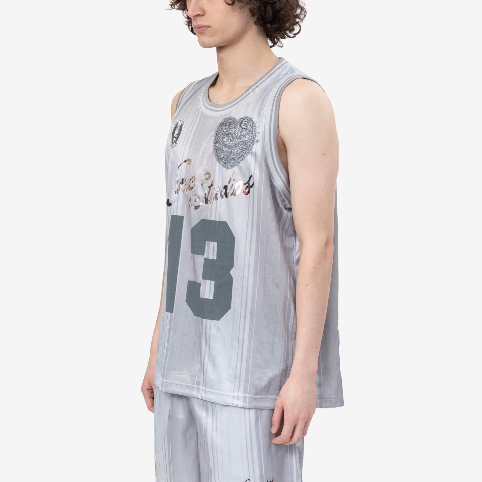 Acne Studios Sports Jersey Tank Top Grey - 3