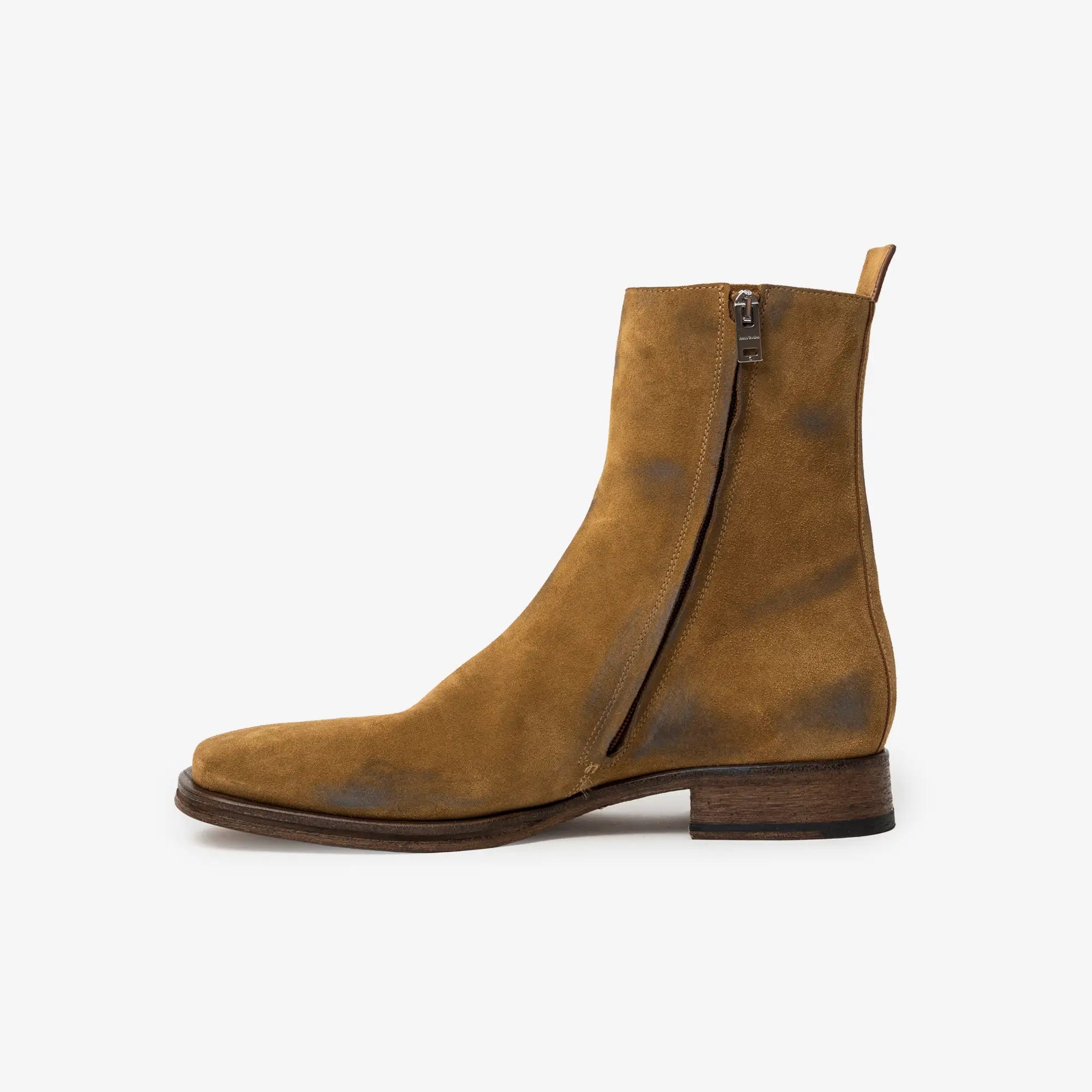 Acne Studios Suede Ankle Boots Sand Beige - 3