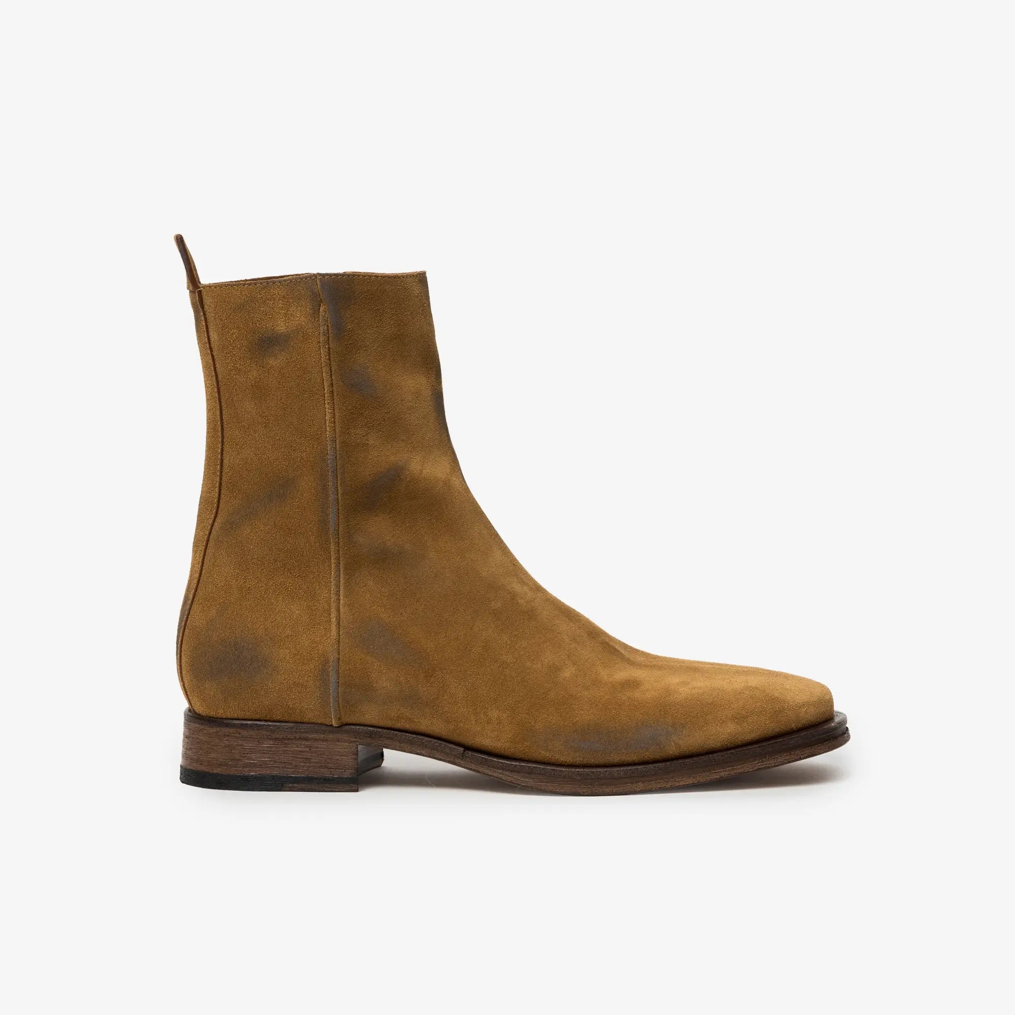 Acne Studios Suede Ankle Boots Sand Beige - 4
