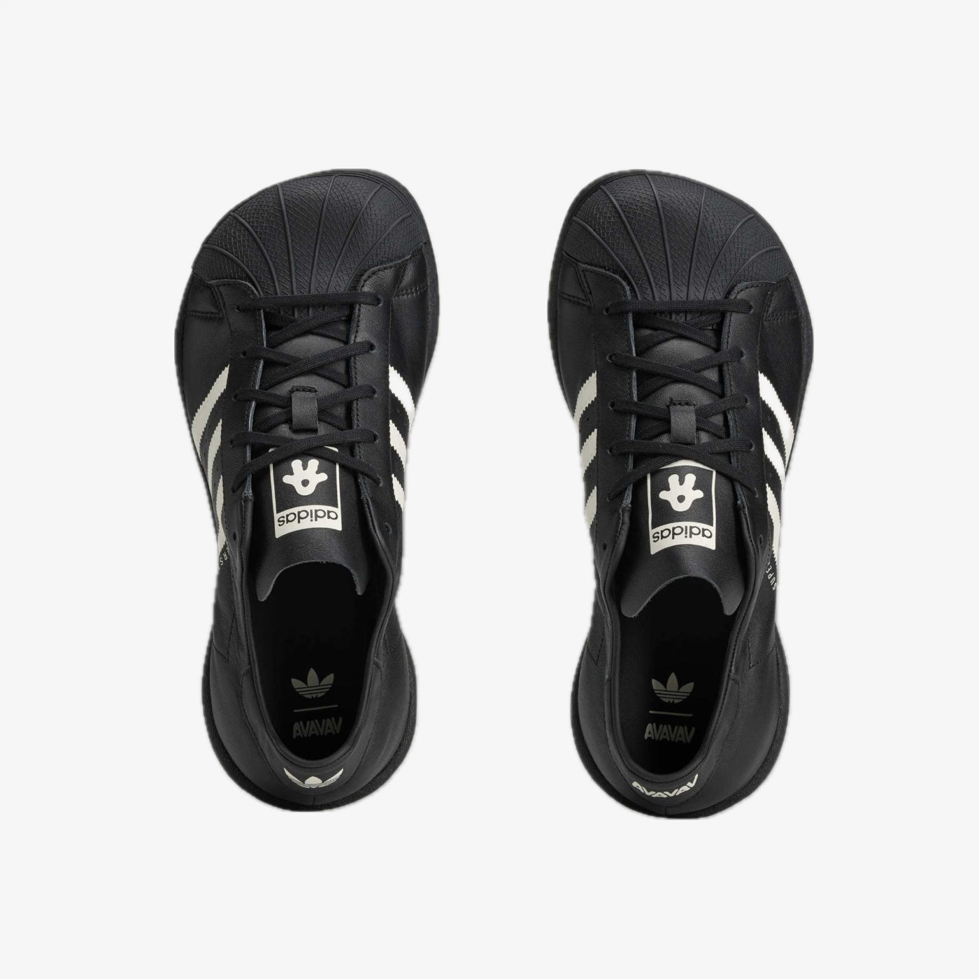Adidas x AVAVAV AV Decon Superstar Core Black/Equipment Red - 3